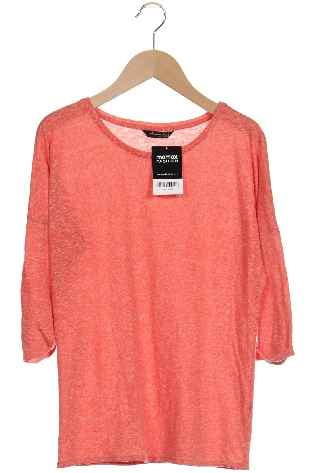 

Massimo Dutti Damen Langarmshirt, orange, Gr. 38