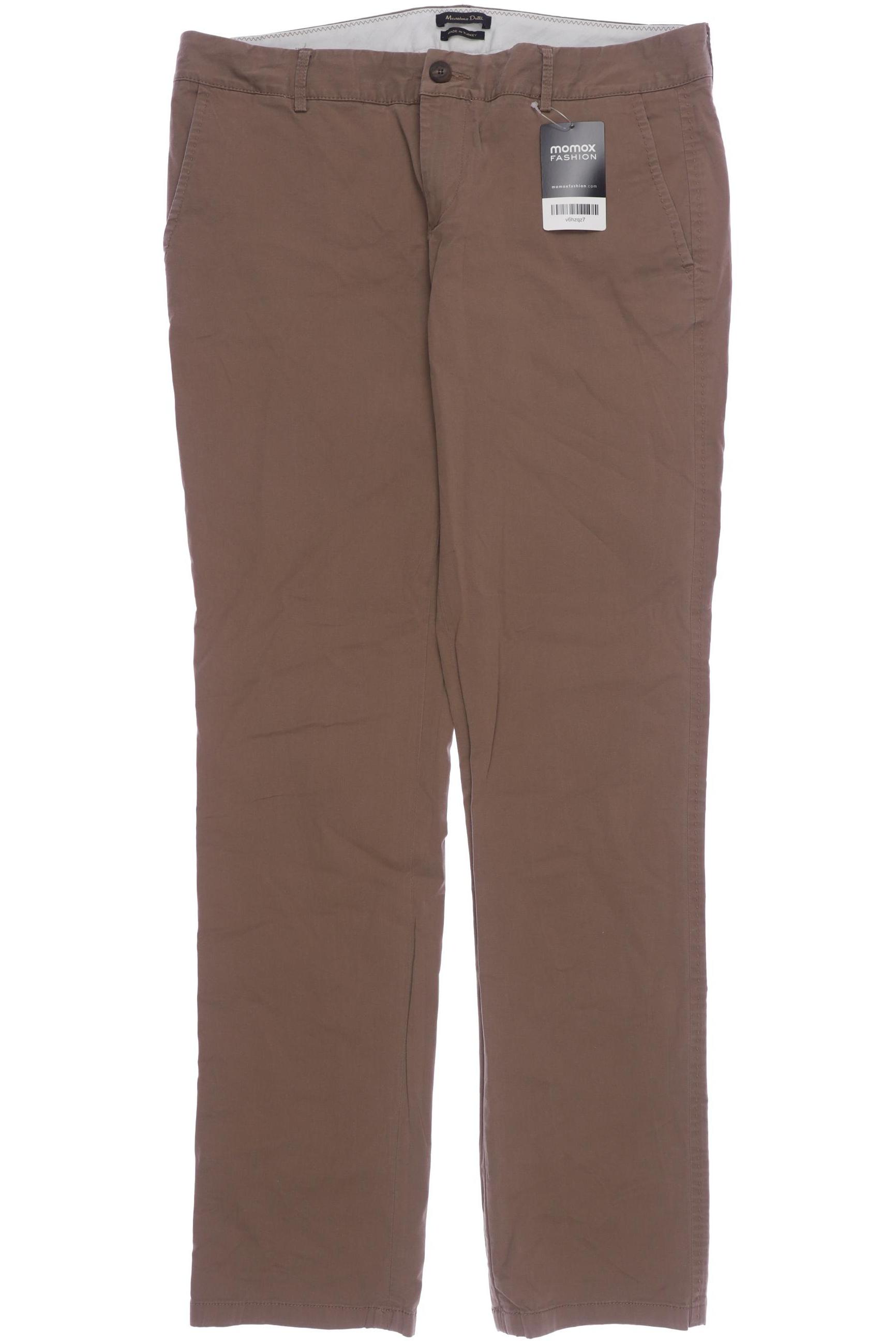 

Massimo Dutti Damen Stoffhose, braun, Gr. 40