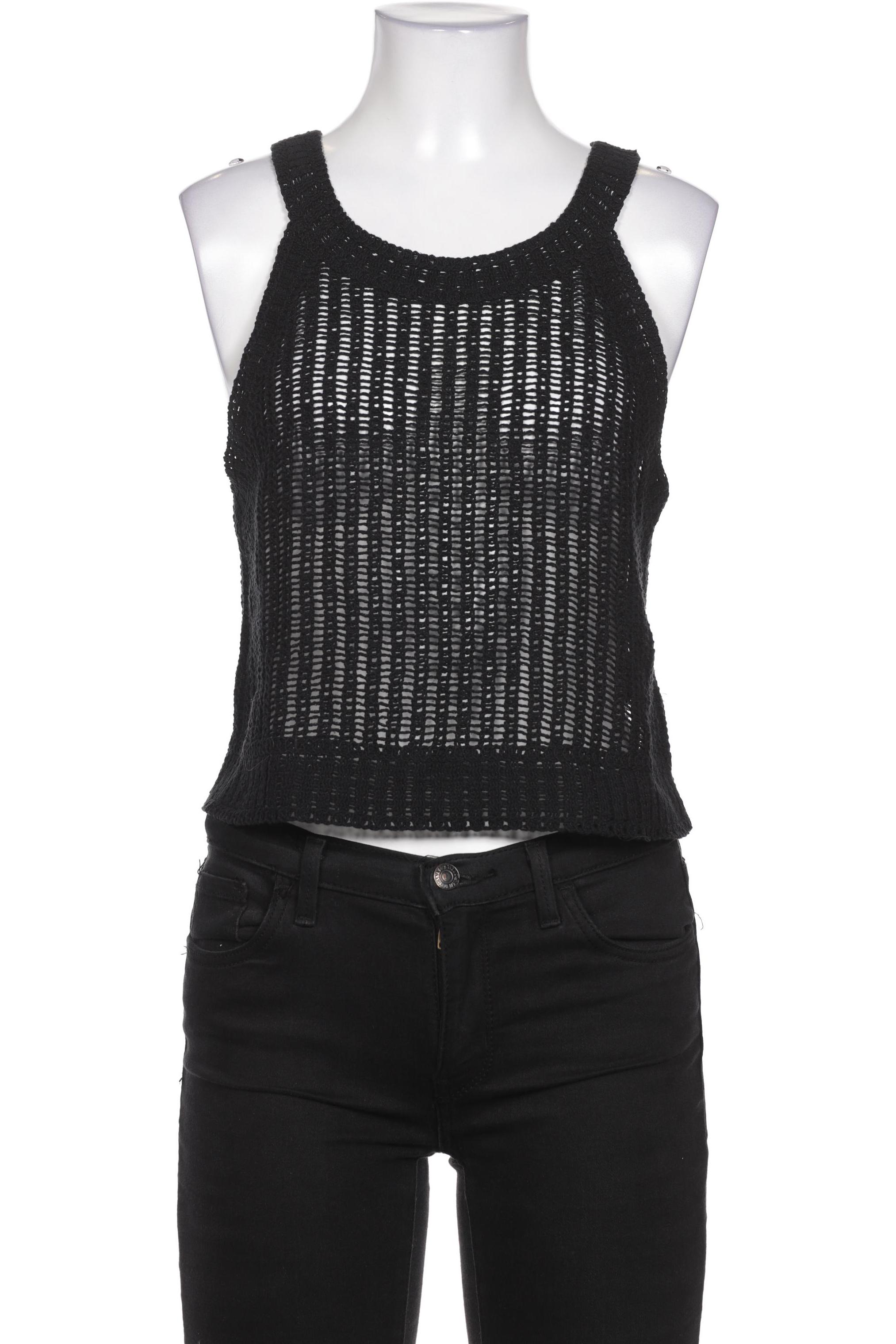 

Massimo Dutti Damen Top, schwarz