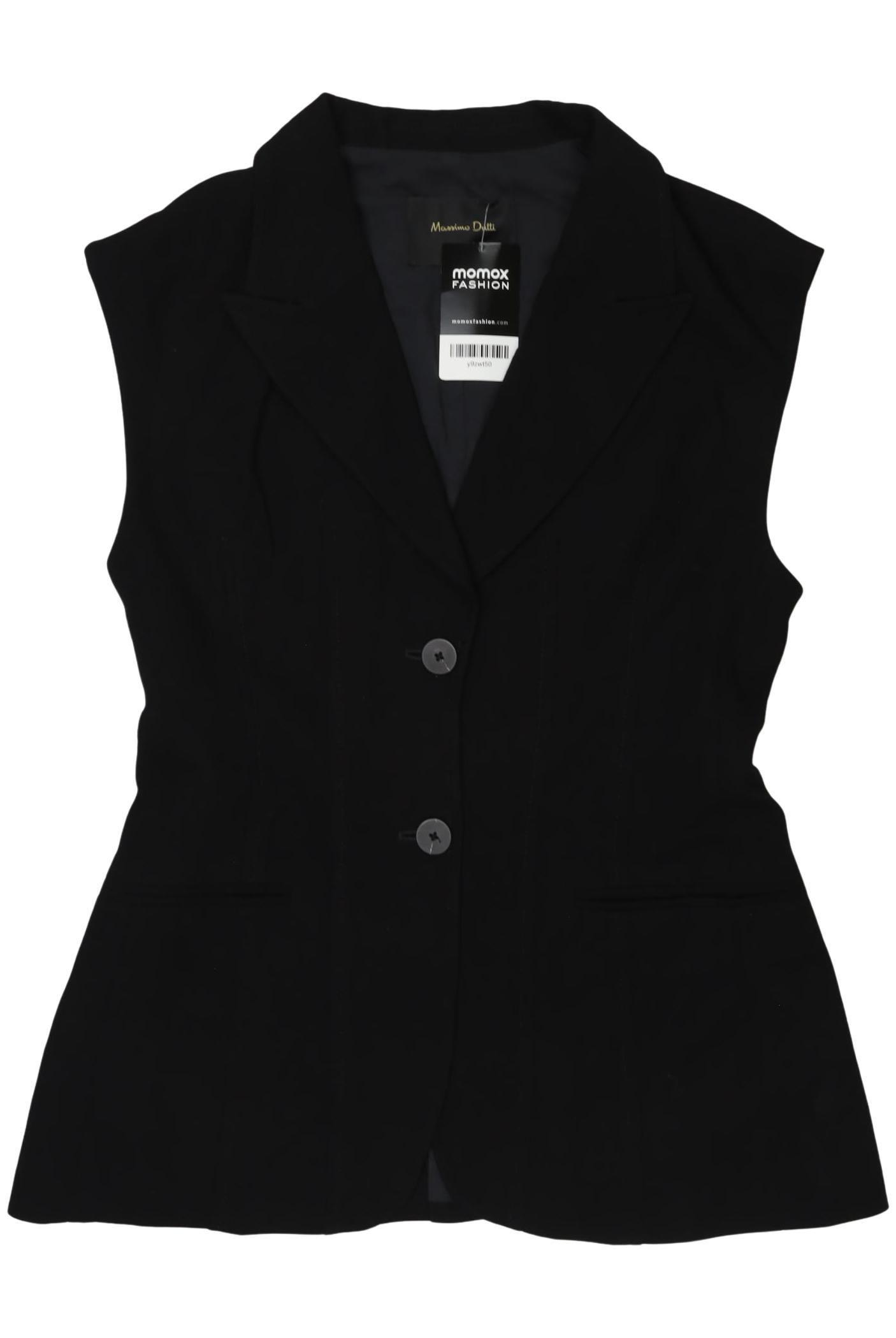 

Massimo Dutti Damen Weste, schwarz, Gr. 38