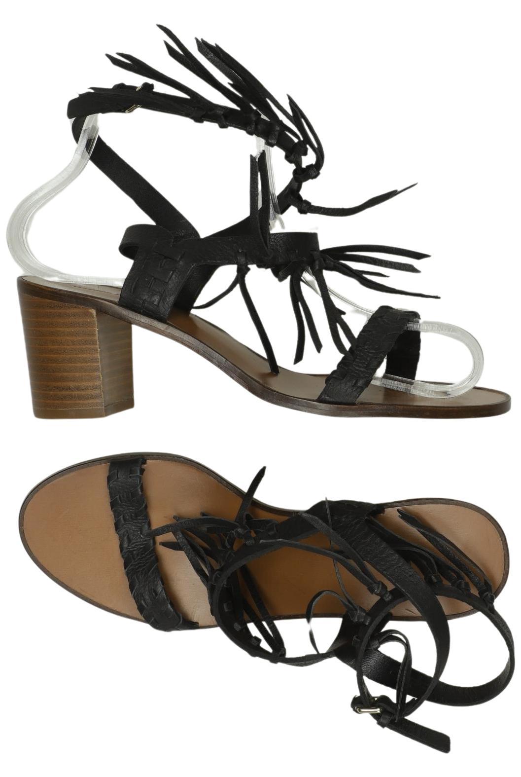 

Massimo Dutti Damen Sandale, schwarz, Gr. 37