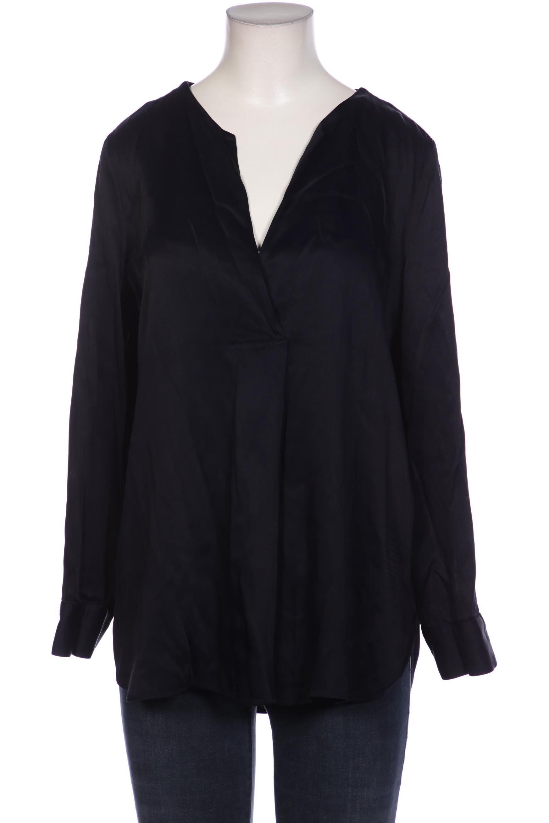 

Massimo Dutti Damen Bluse, marineblau, Gr. 40