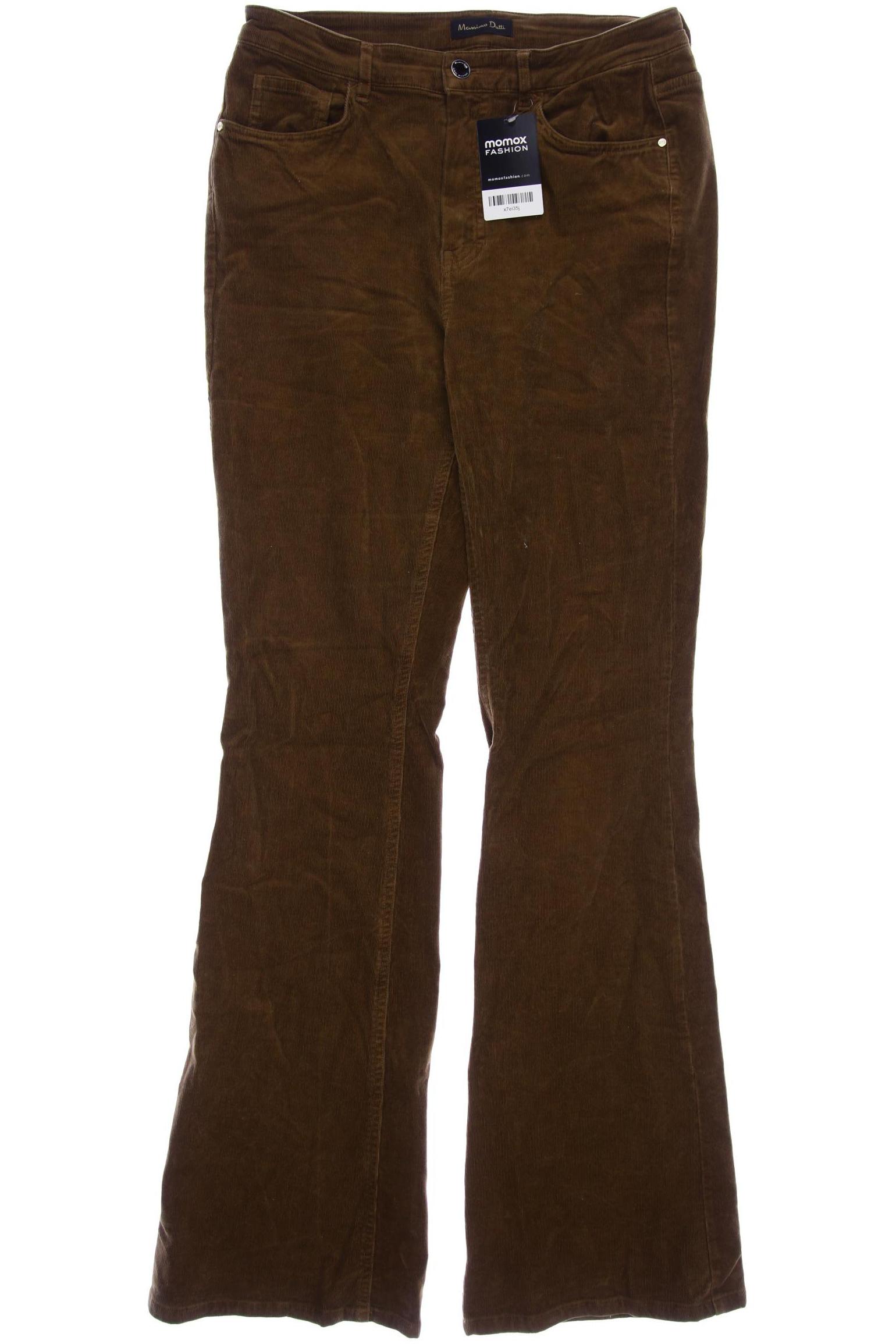 

Massimo Dutti Damen Stoffhose, braun, Gr. 40