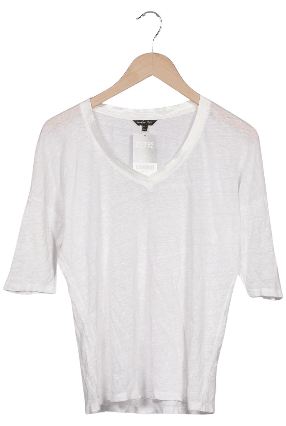 

Massimo Dutti Damen T-Shirt, weiß, Gr. 36