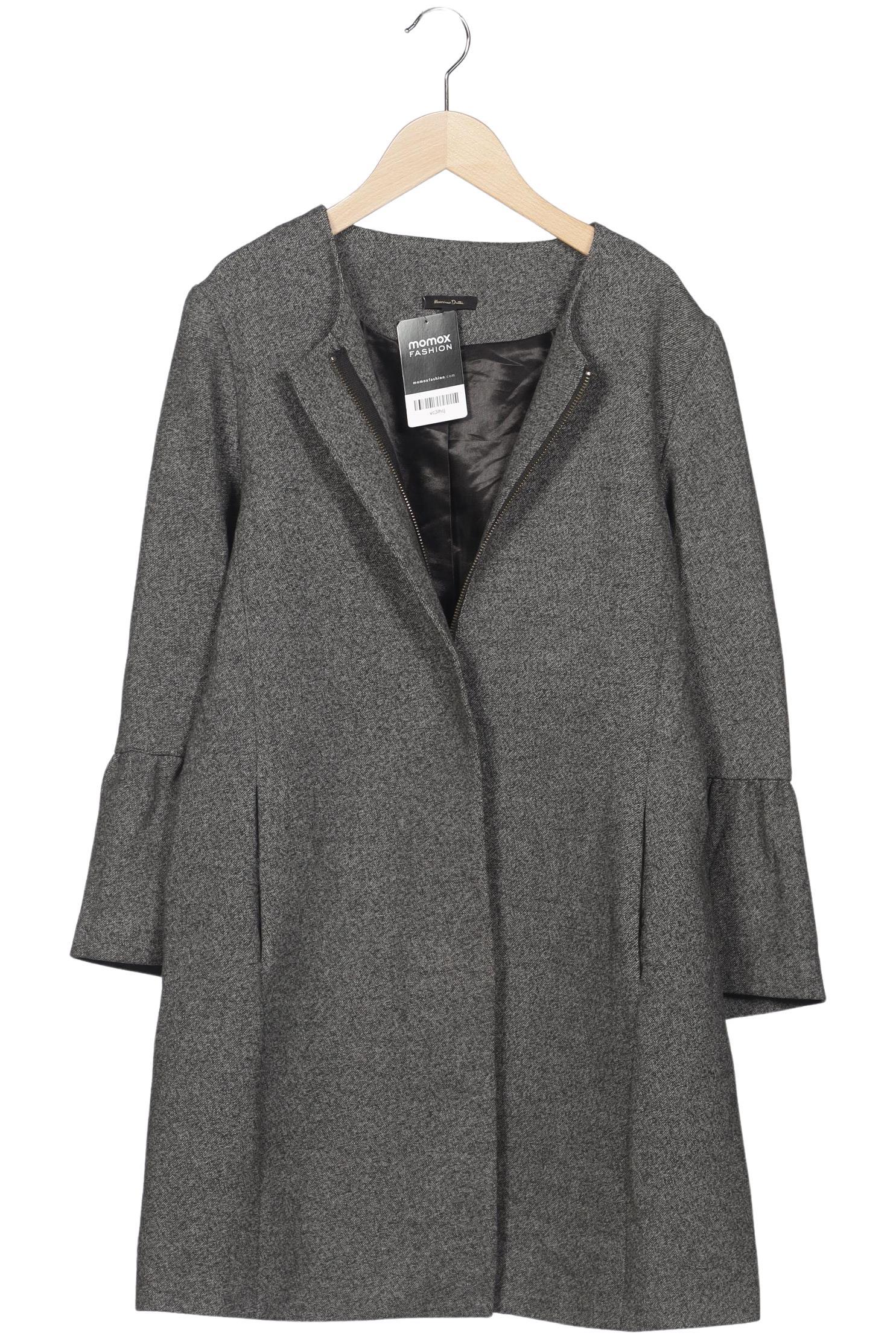 

Massimo Dutti Damen Mantel, grau, Gr. 36