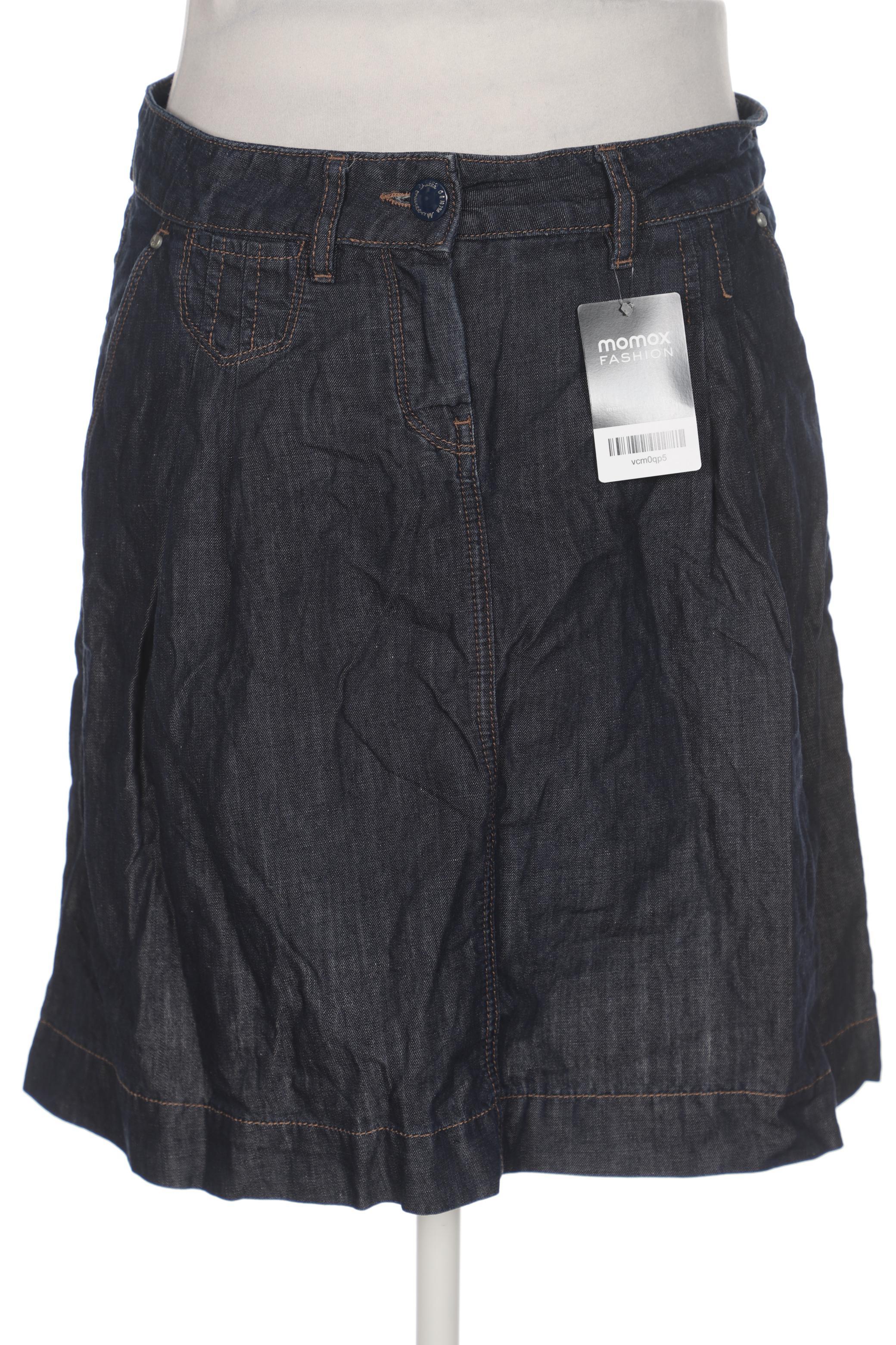 

Massimo Dutti Damen Rock, marineblau, Gr. 42
