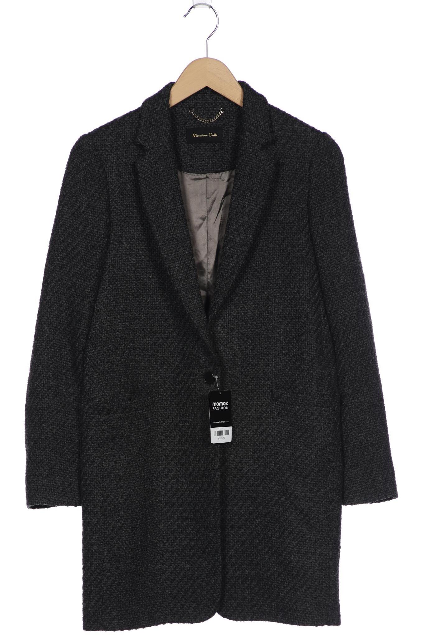 

Massimo Dutti Damen Mantel, grau, Gr. 36