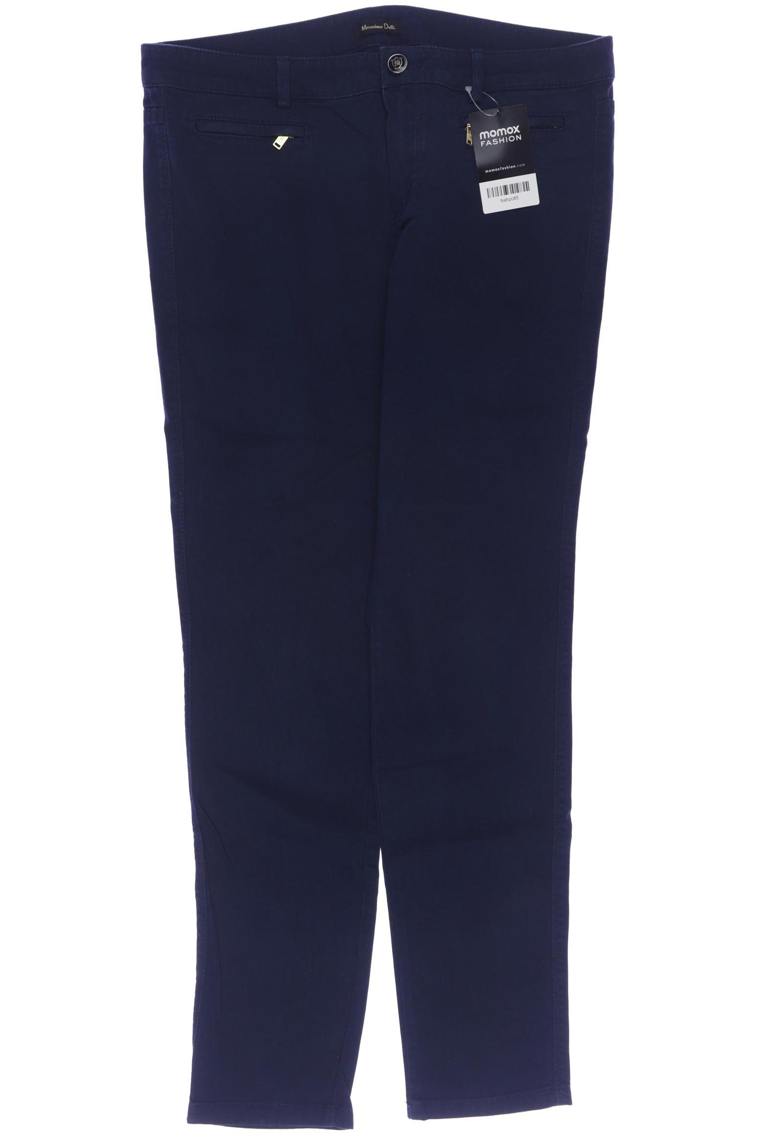 

Massimo Dutti Damen Stoffhose, marineblau, Gr. 40
