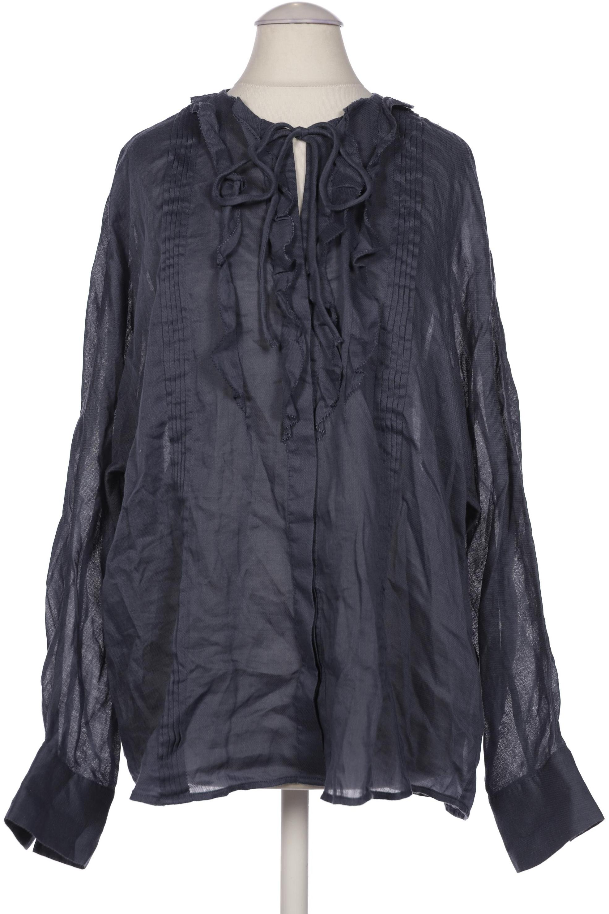 

Massimo Dutti Damen Bluse, blau, Gr. 34