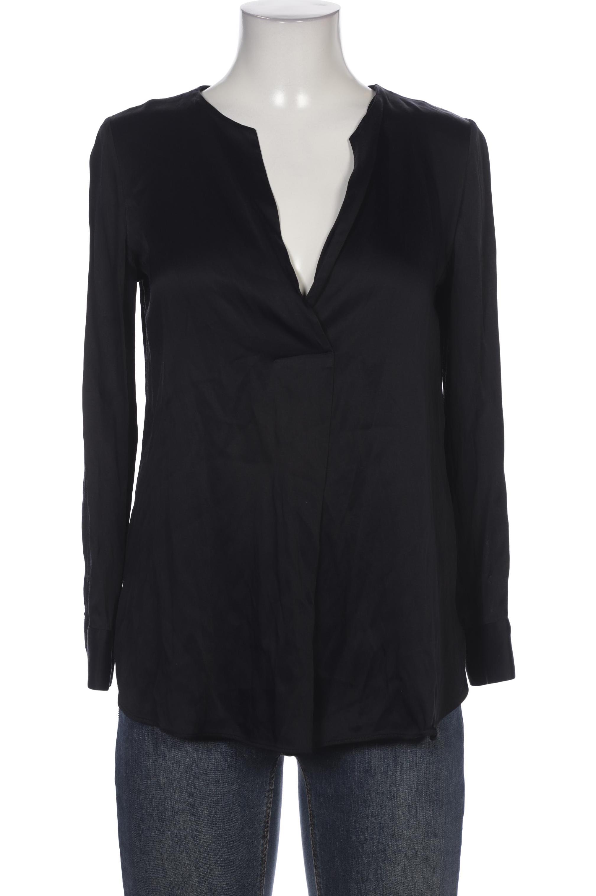 

Massimo Dutti Damen Bluse, marineblau, Gr. 36
