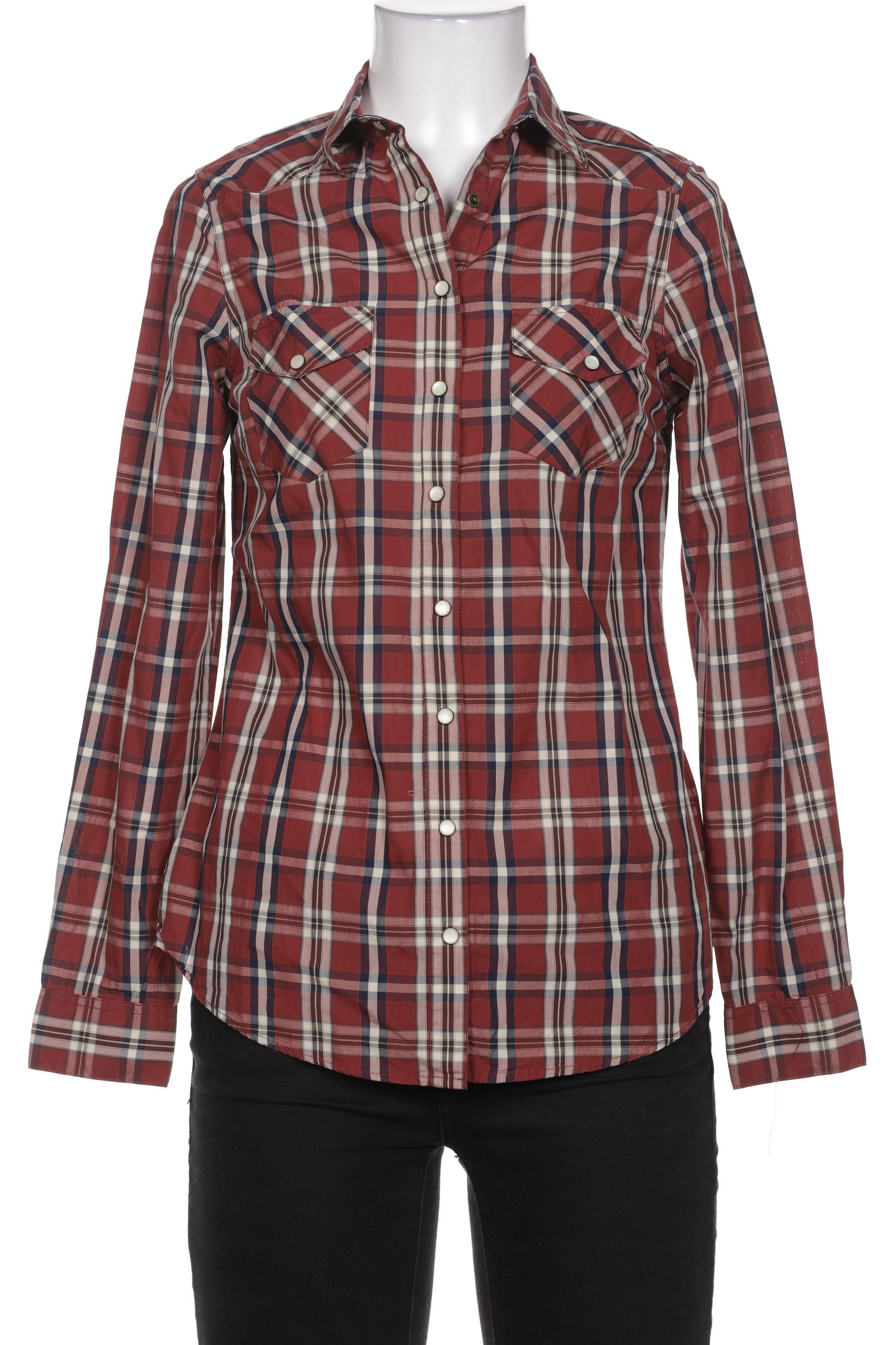 

Massimo Dutti Damen Bluse, bordeaux, Gr. 36