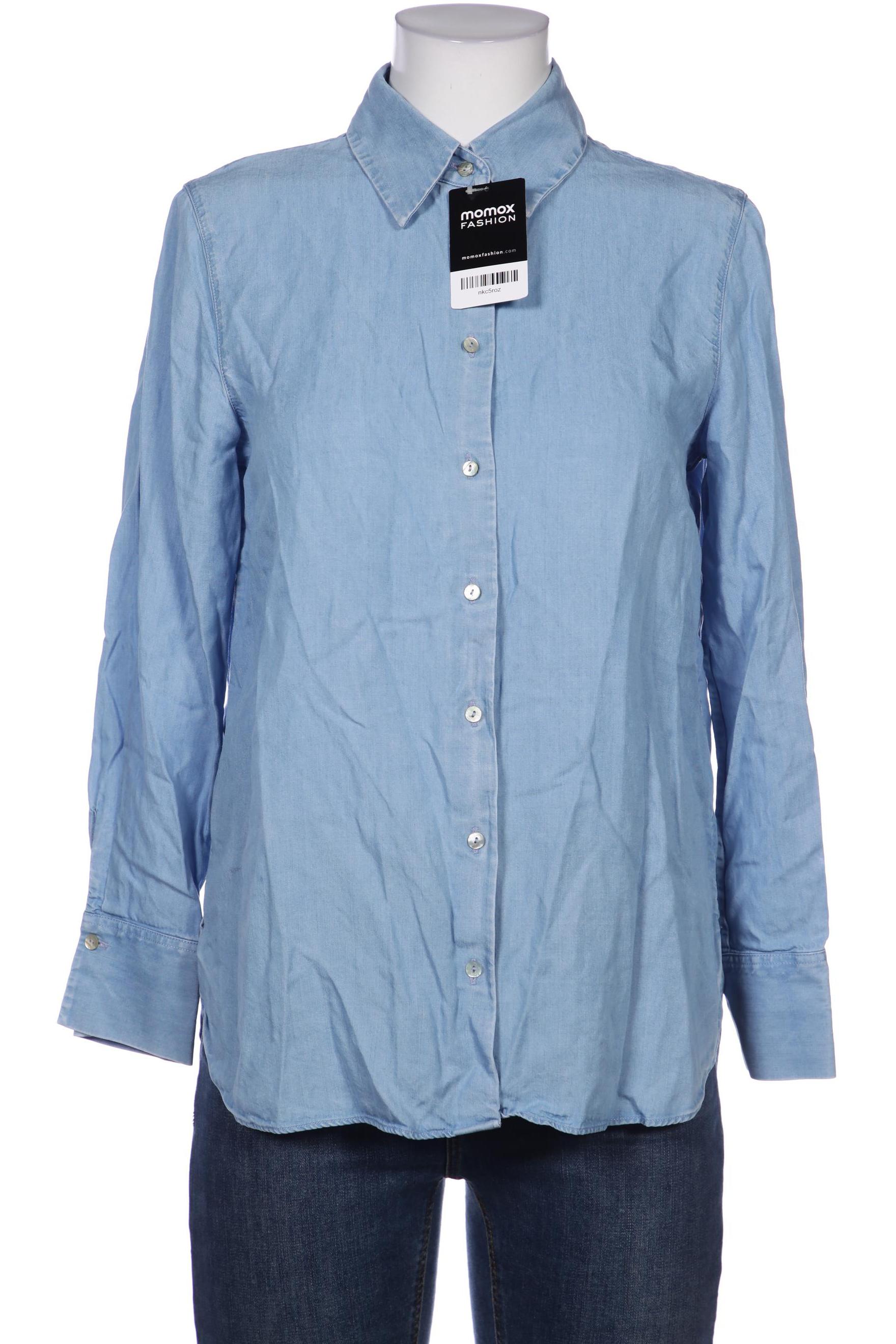 

Massimo Dutti Damen Bluse, blau, Gr. 36