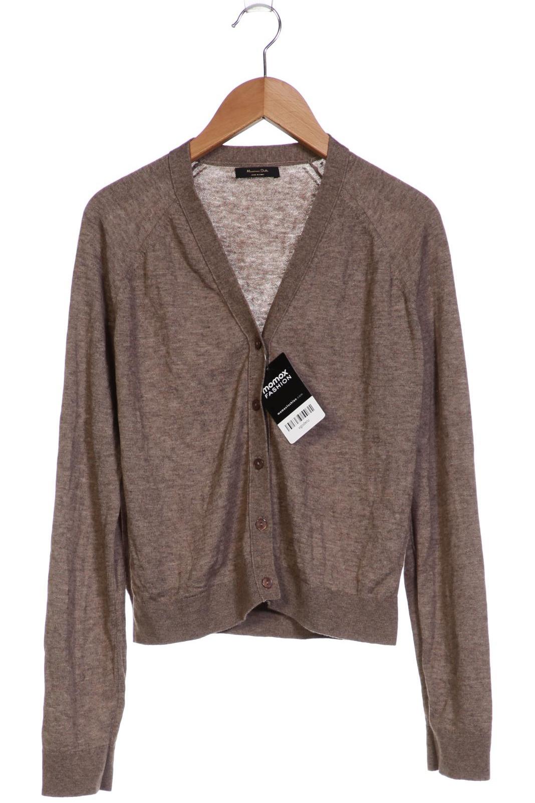 

Massimo Dutti Damen Strickjacke, braun, Gr. 34