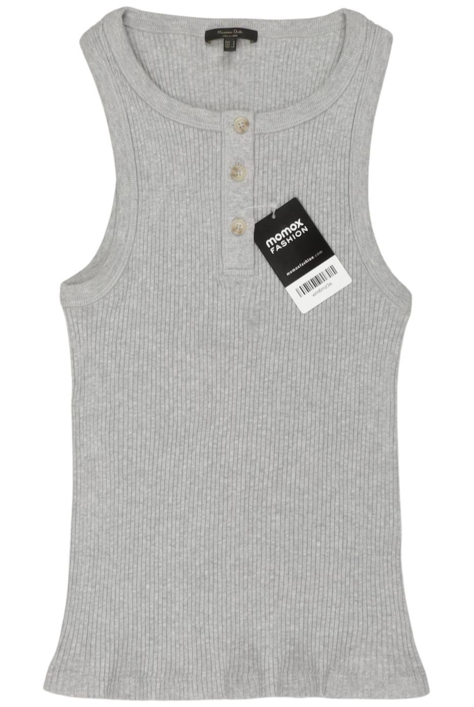 

Massimo Dutti Damen Top, grau, Gr. 36