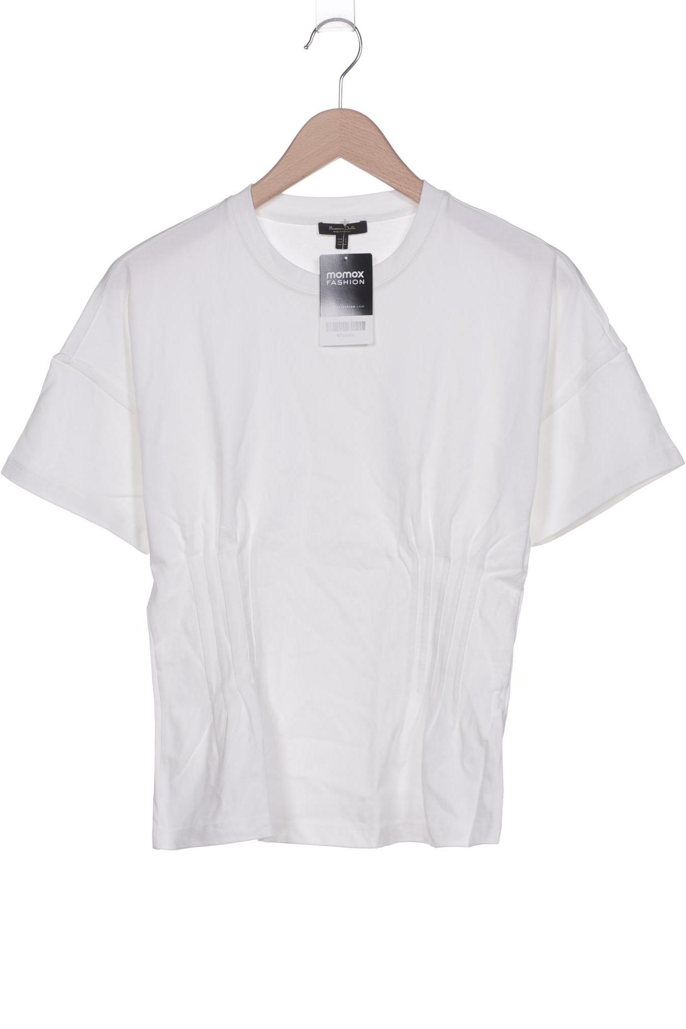 

Massimo Dutti Damen T-Shirt, weiß, Gr. 36