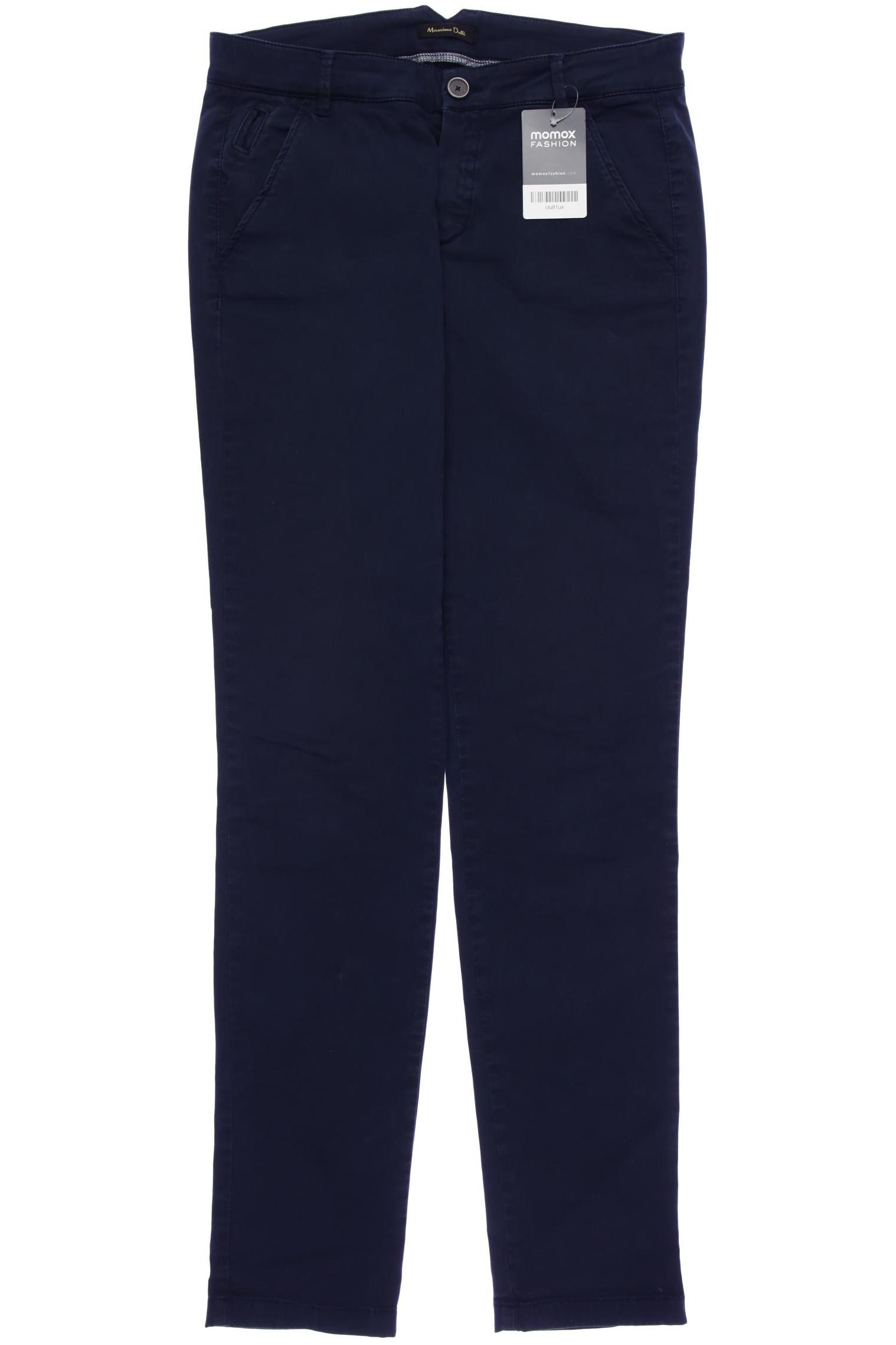 

Massimo Dutti Damen Stoffhose, marineblau, Gr. 36