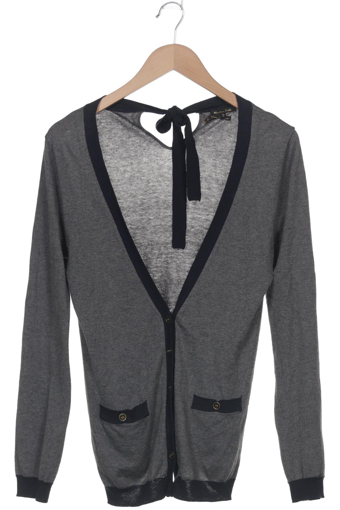 

Massimo Dutti Damen Strickjacke, grau, Gr. 34