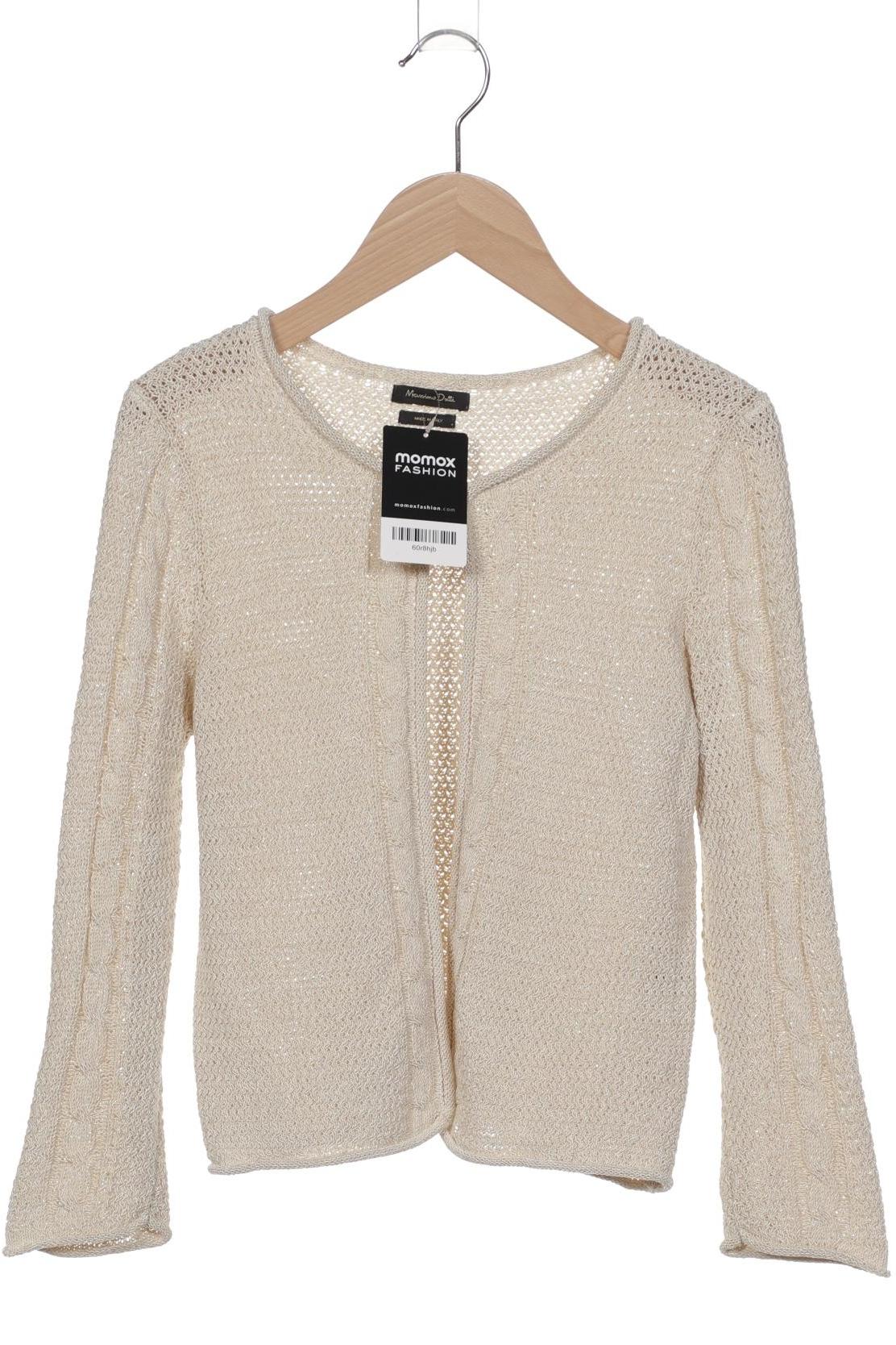 

Massimo Dutti Damen Strickjacke, beige, Gr. 36