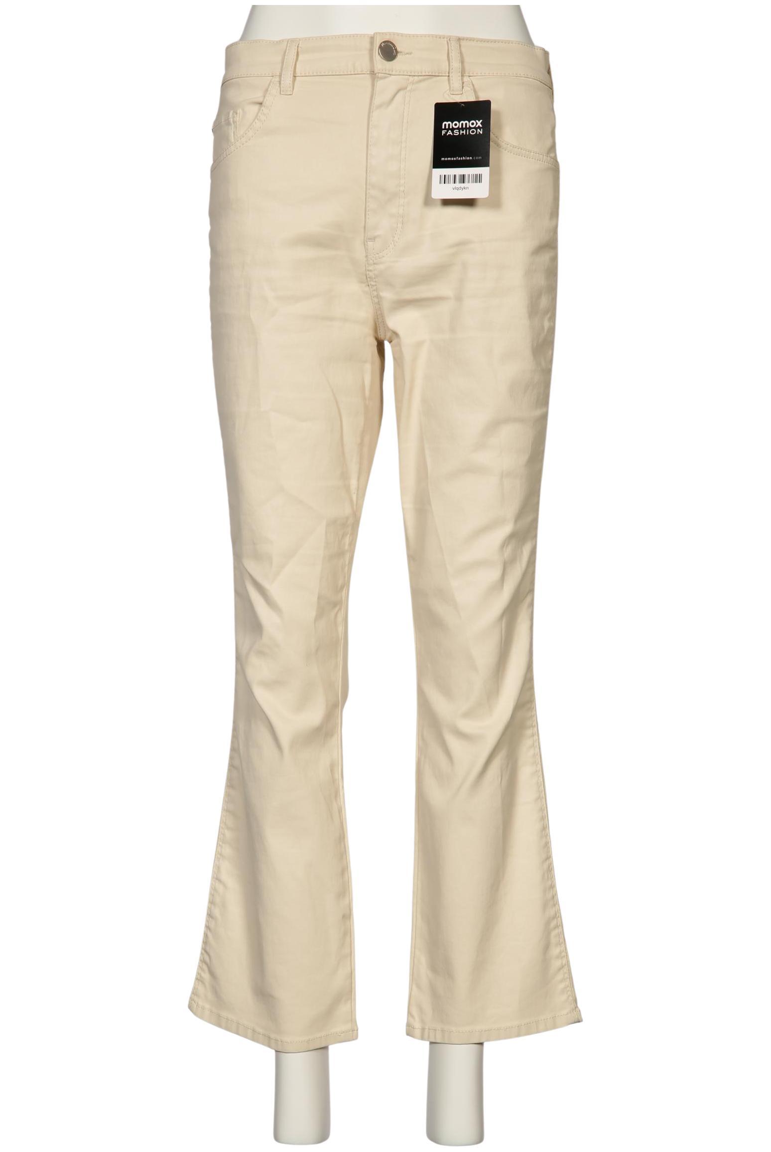 

Massimo Dutti Damen Stoffhose, cremeweiß, Gr. 38