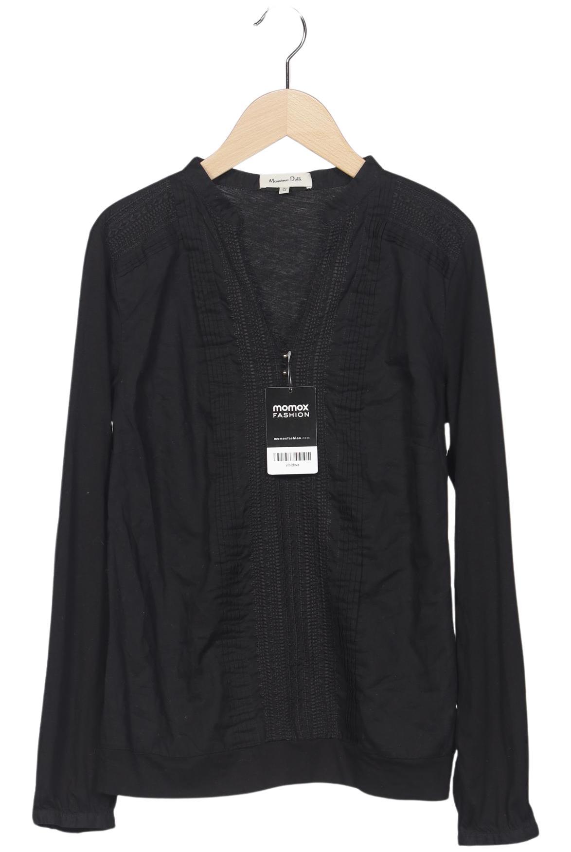 

Massimo Dutti Damen Langarmshirt, schwarz, Gr. 42