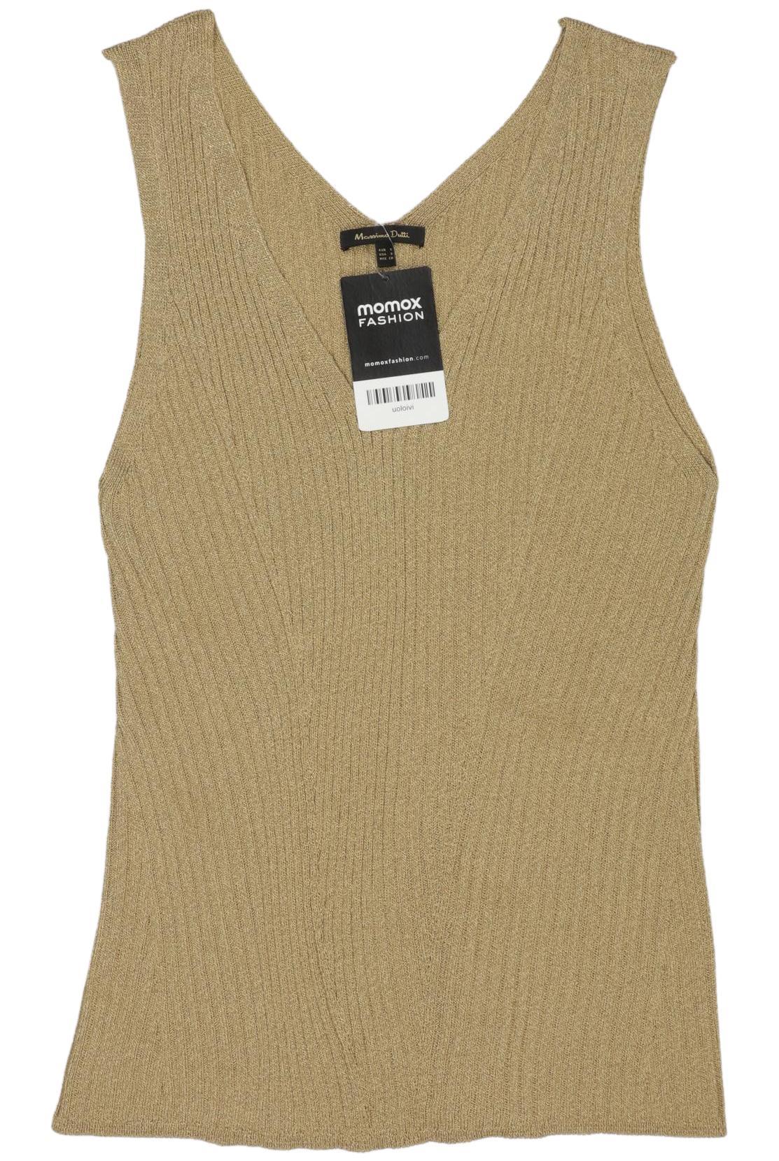 

Massimo Dutti Damen Top, beige, Gr. 36