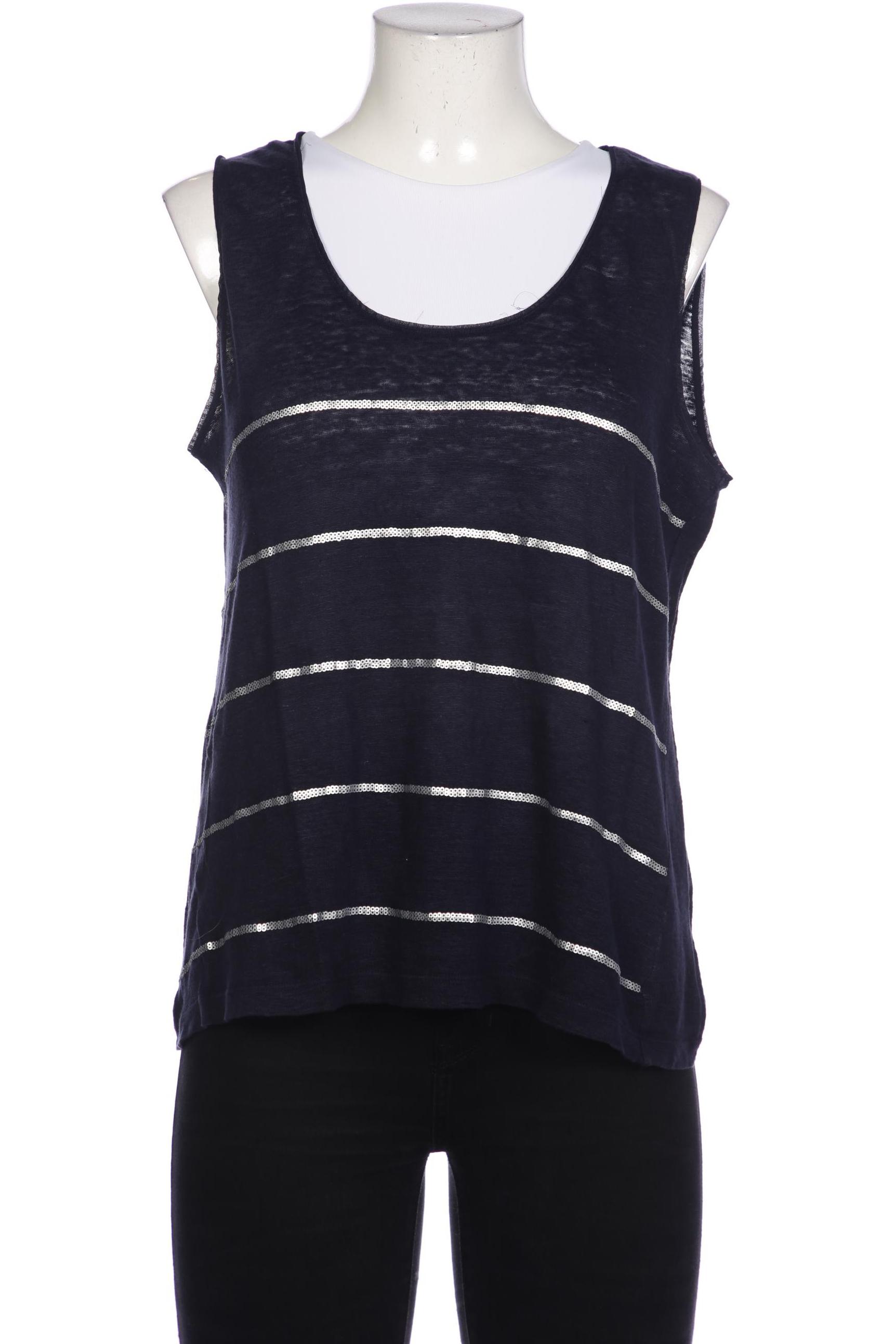 

Massimo Dutti Damen Top, marineblau, Gr. 42