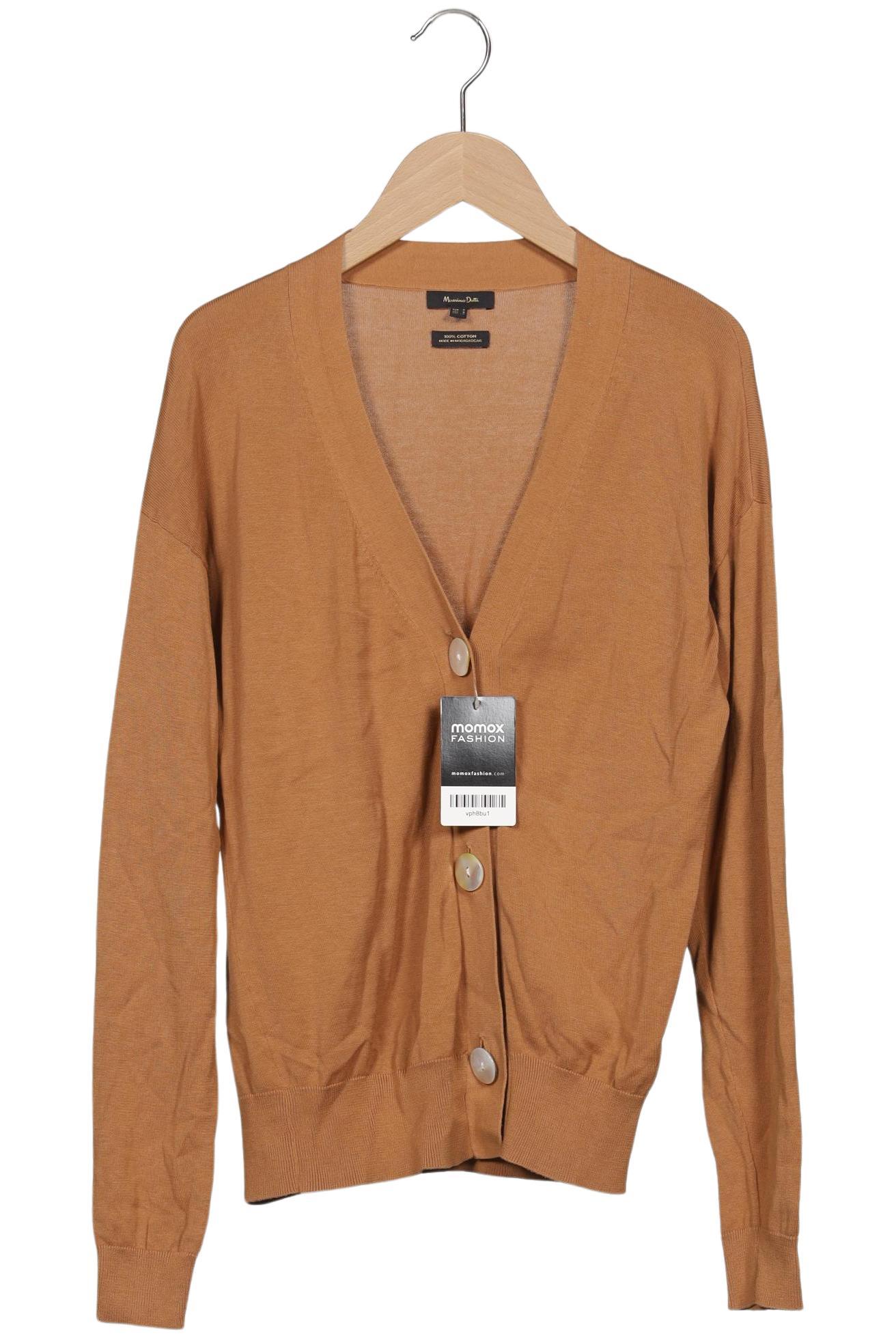 

Massimo Dutti Damen Strickjacke, braun, Gr. 36