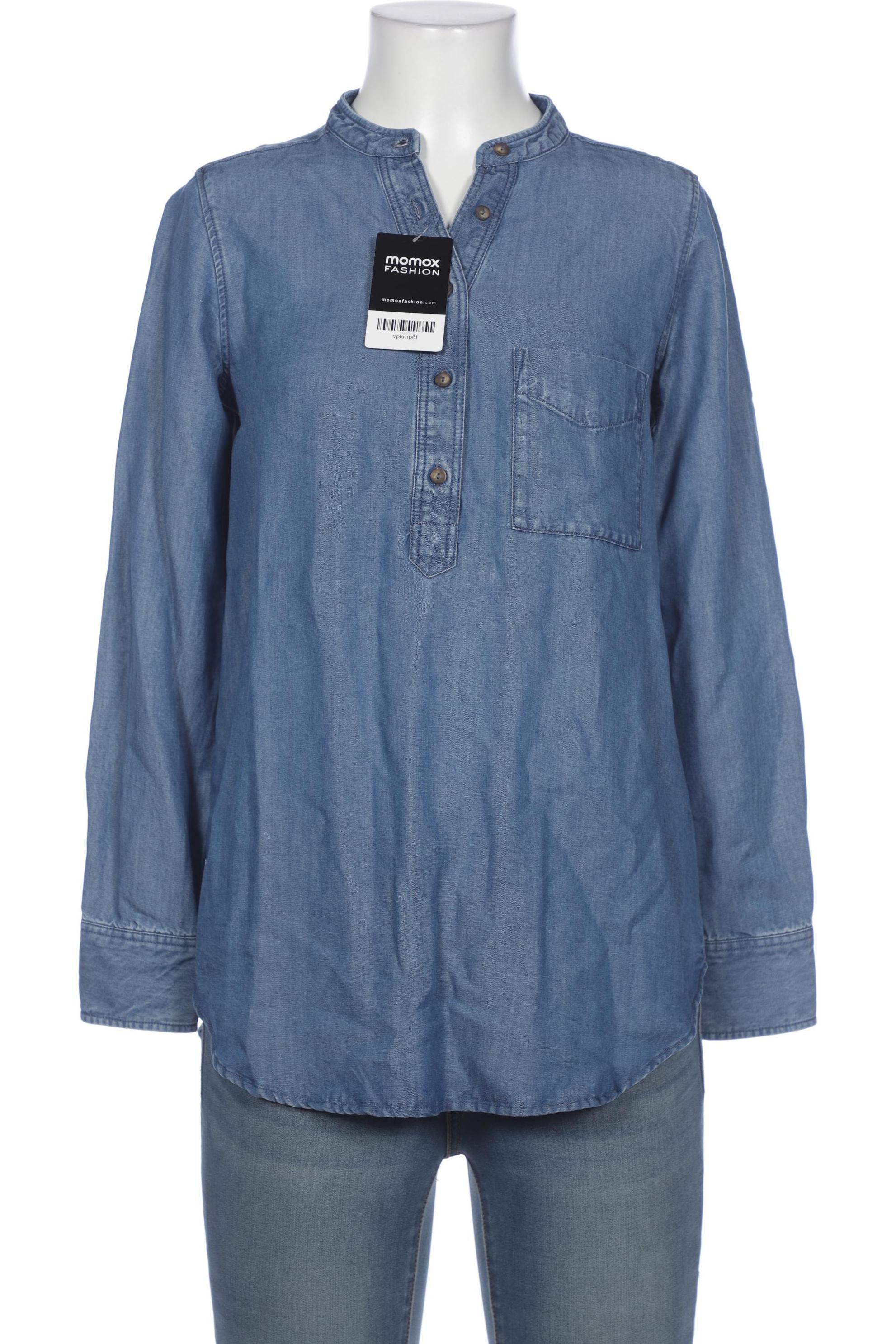 

Massimo Dutti Damen Bluse, blau, Gr. 34