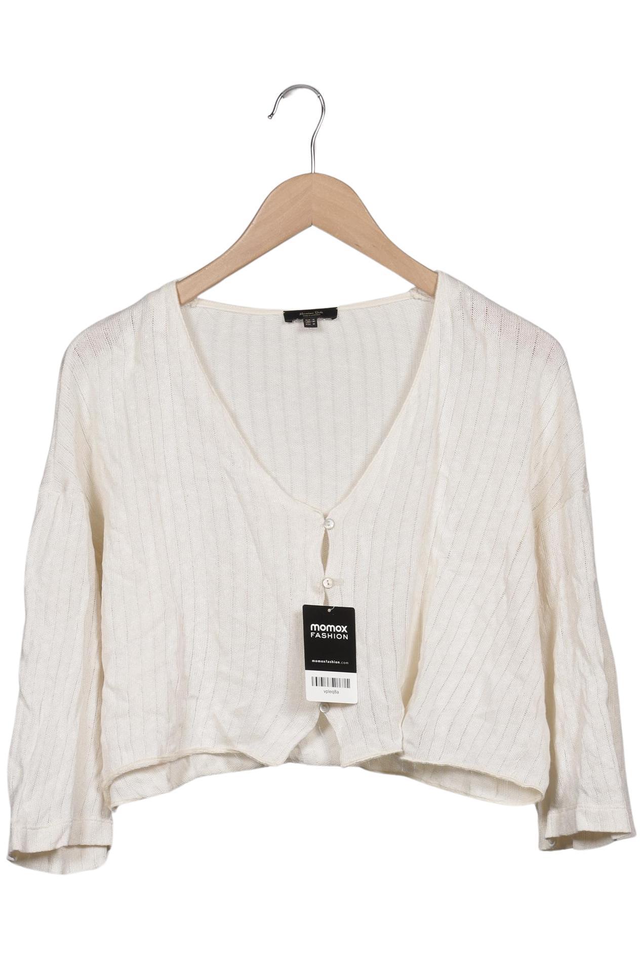 

Massimo Dutti Damen Strickjacke, cremeweiß, Gr. 38