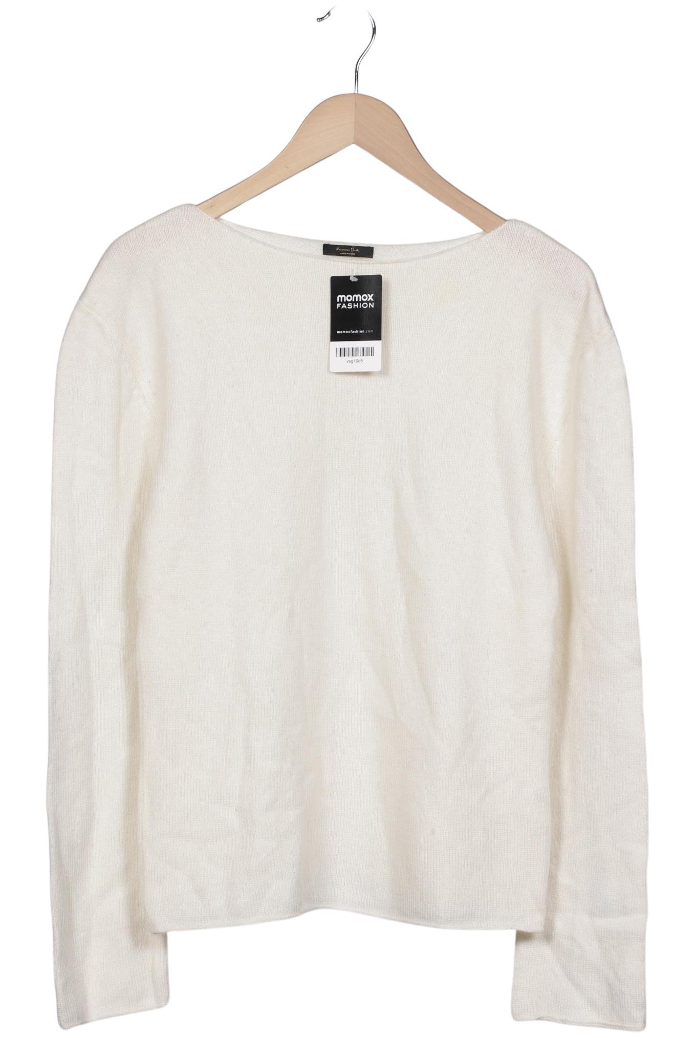 

Massimo Dutti Damen Pullover, cremeweiß, Gr. 36