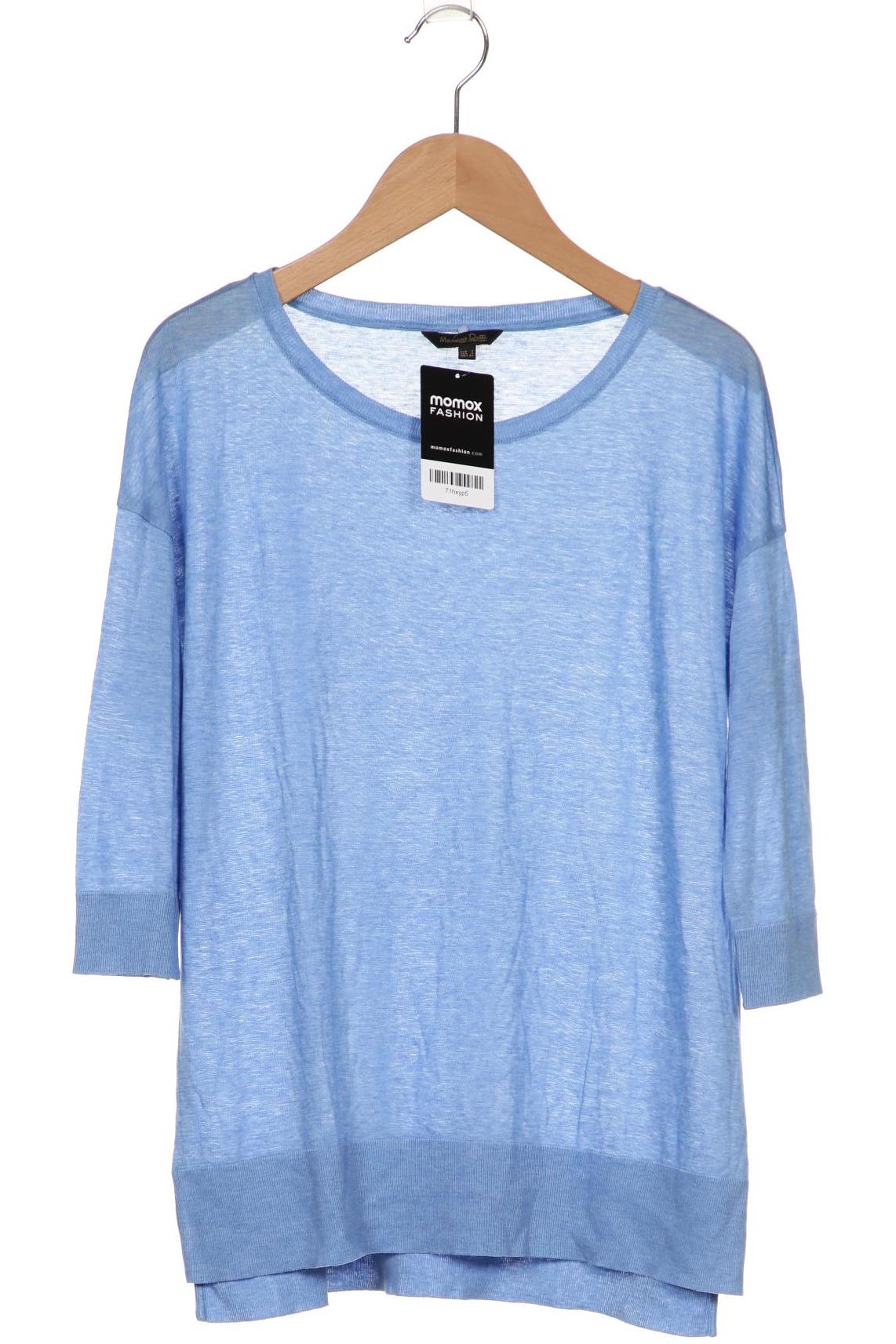 

Massimo Dutti Damen Langarmshirt, blau, Gr. 36