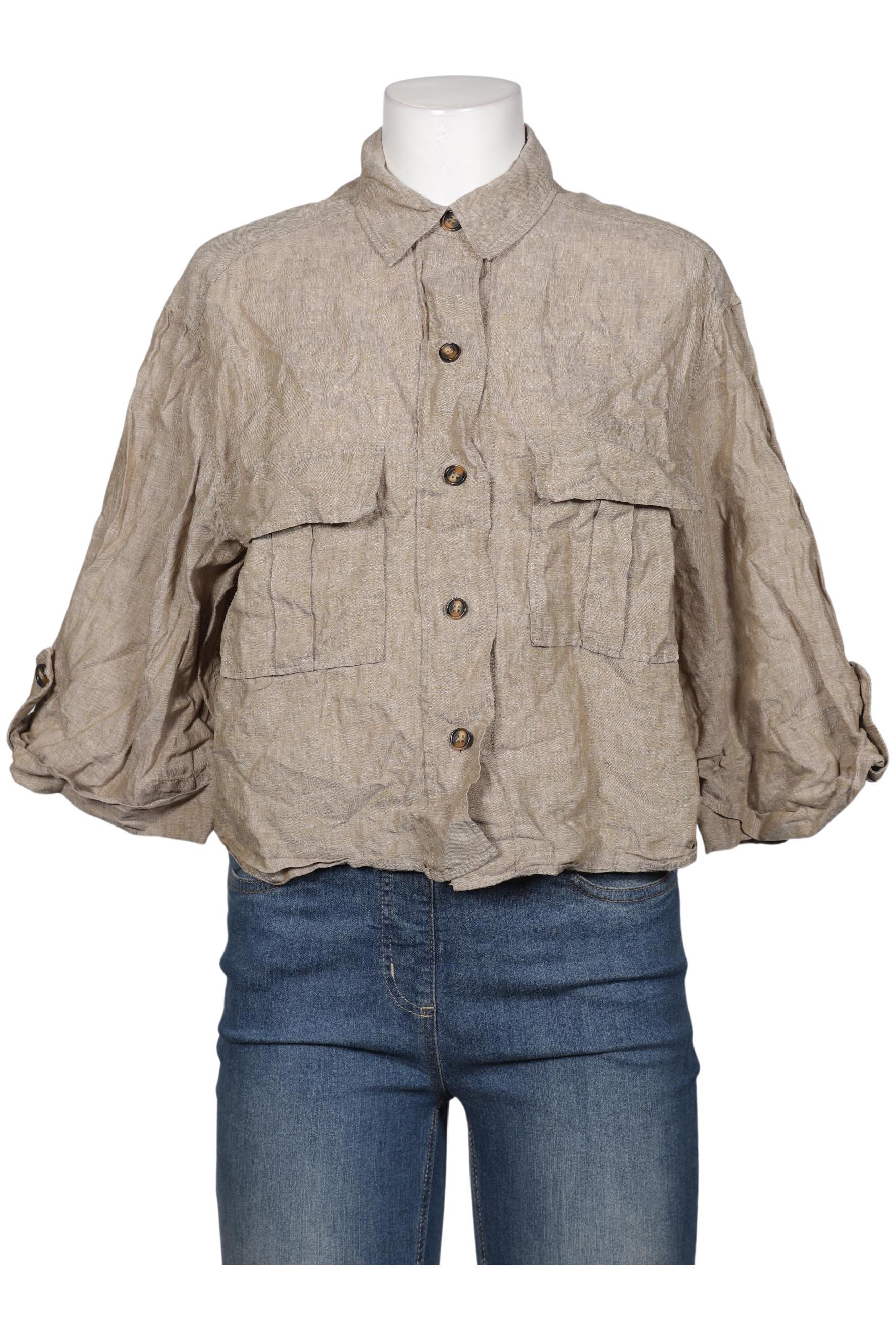 

Massimo Dutti Damen Bluse, beige, Gr. 38