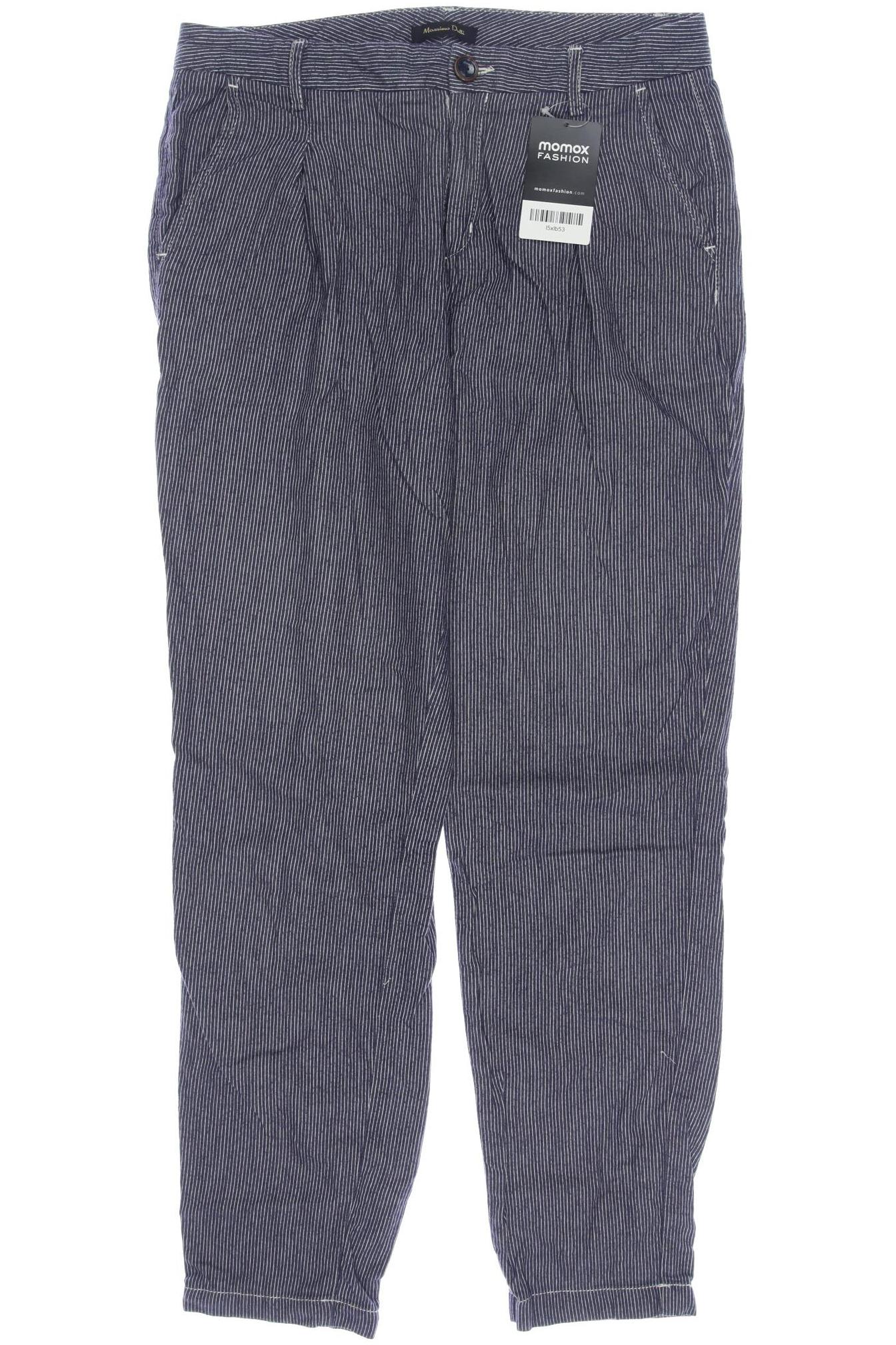 

Massimo Dutti Damen Stoffhose, marineblau, Gr. 38