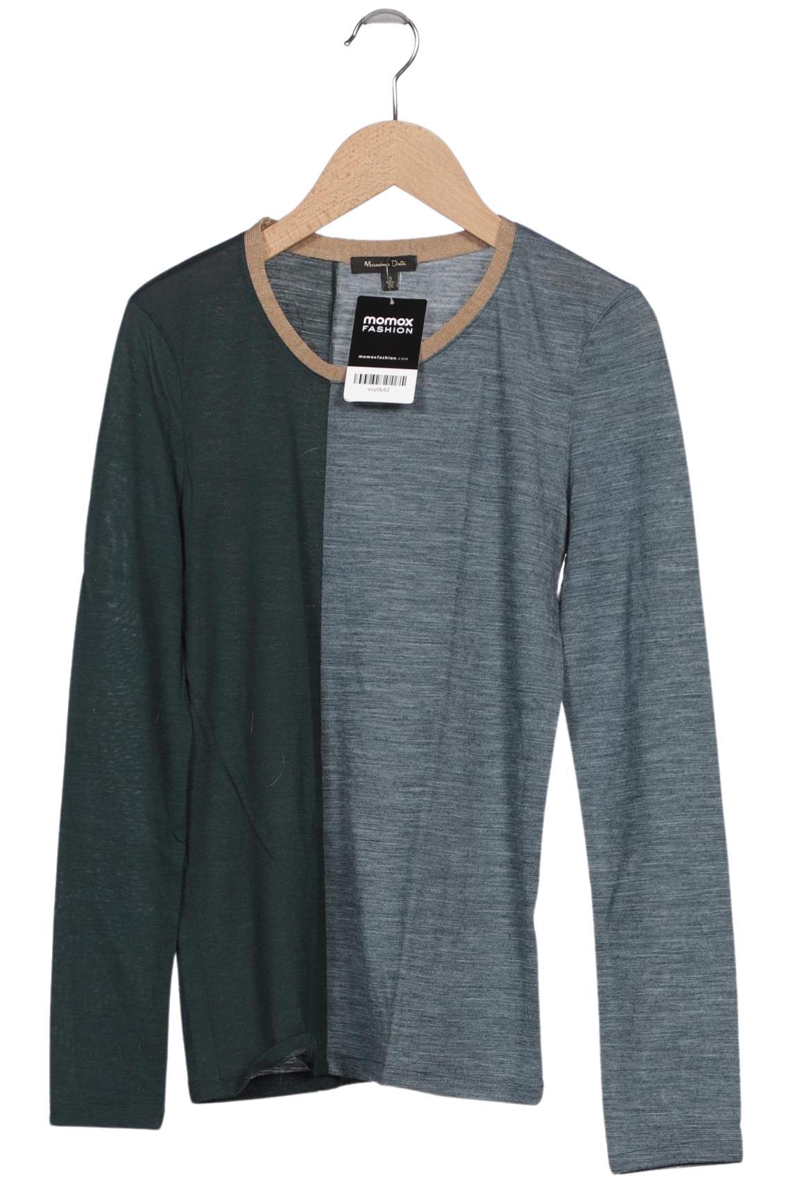 

Massimo Dutti Damen Langarmshirt, marineblau, Gr. 36