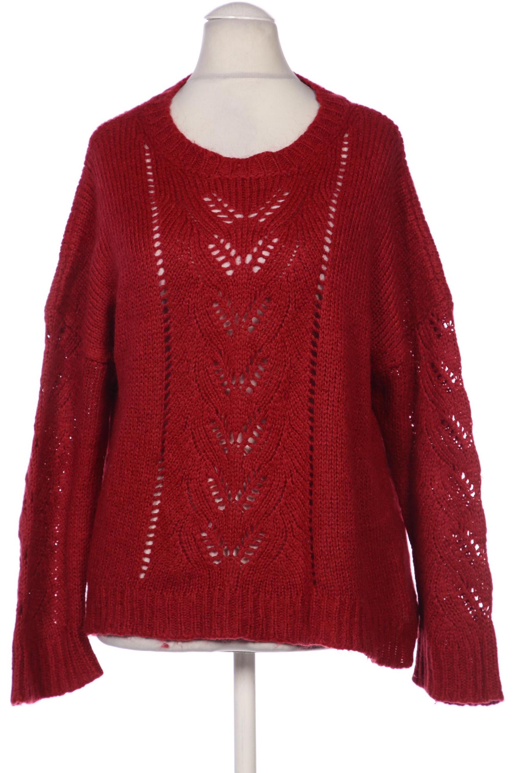 

Massimo Dutti Damen Pullover, bordeaux, Gr. 36
