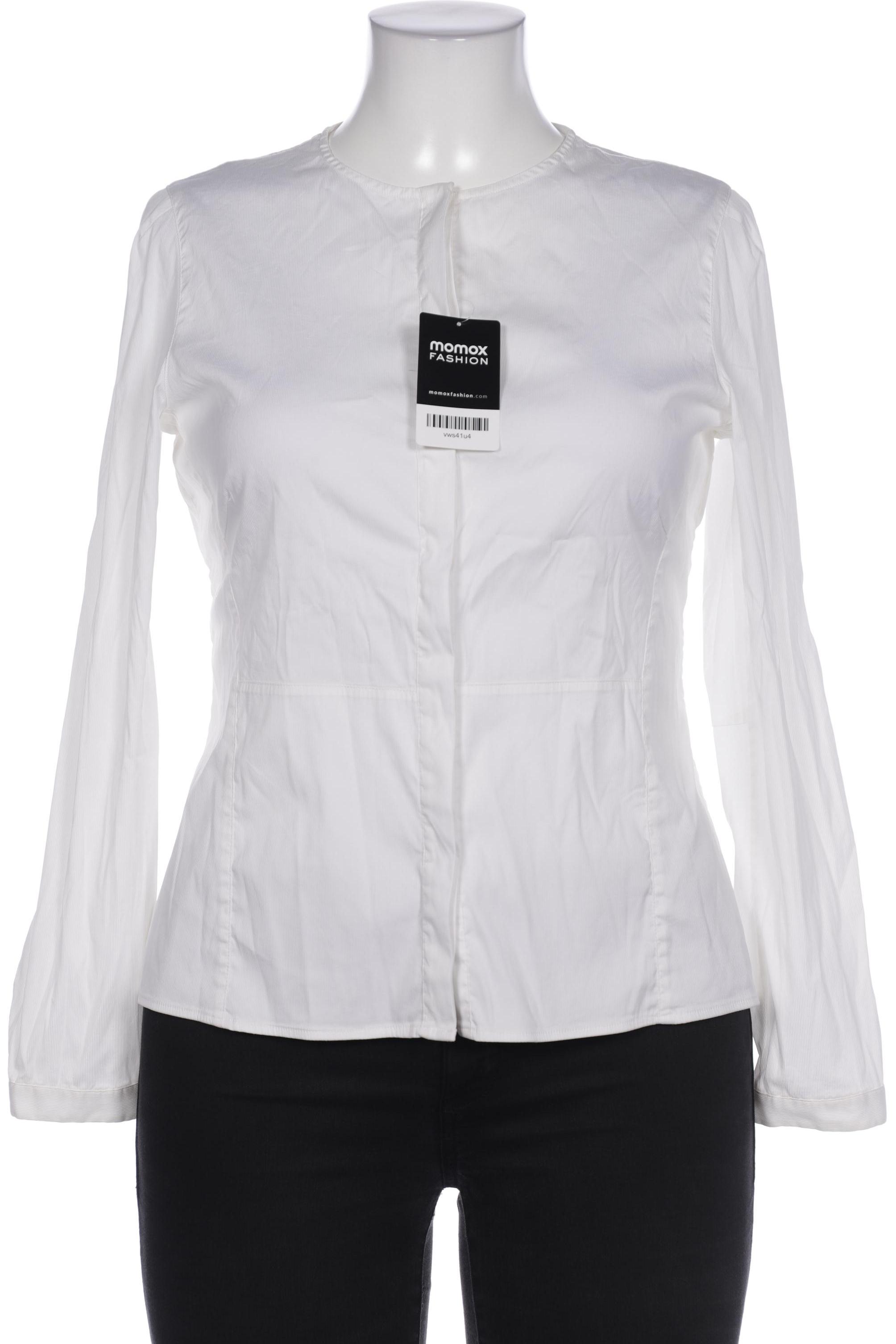 

Massimo Dutti Damen Bluse, weiß, Gr. 44