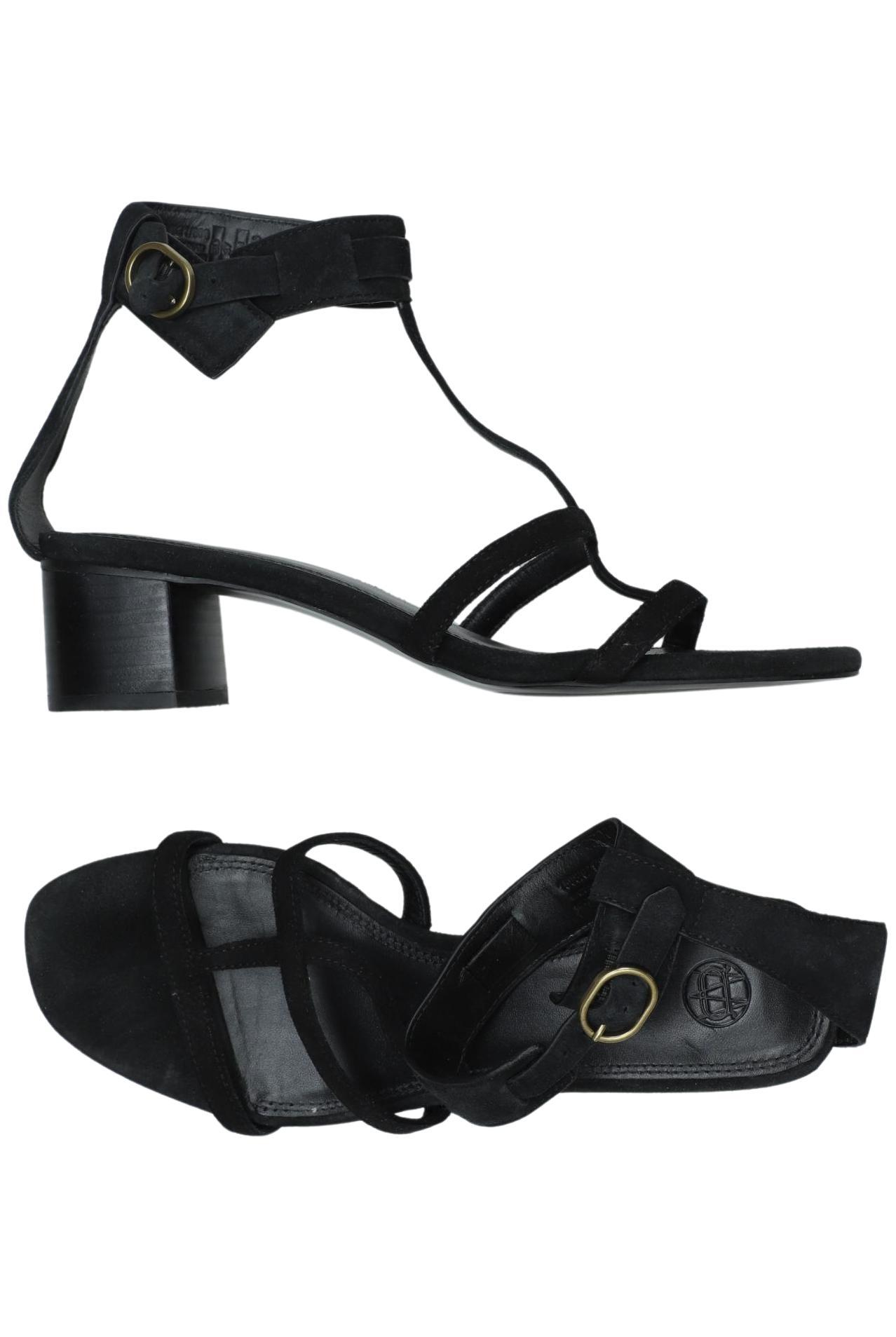 

Massimo Dutti Damen Sandale, schwarz, Gr. 37