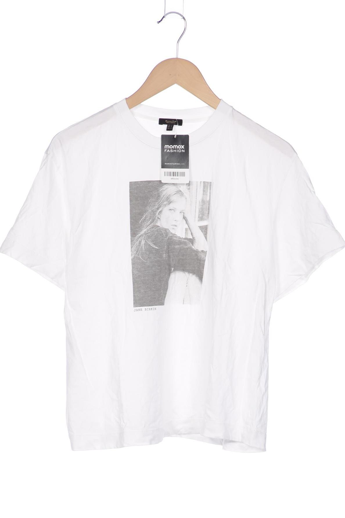 

Massimo Dutti Damen T-Shirt, weiß, Gr. 38