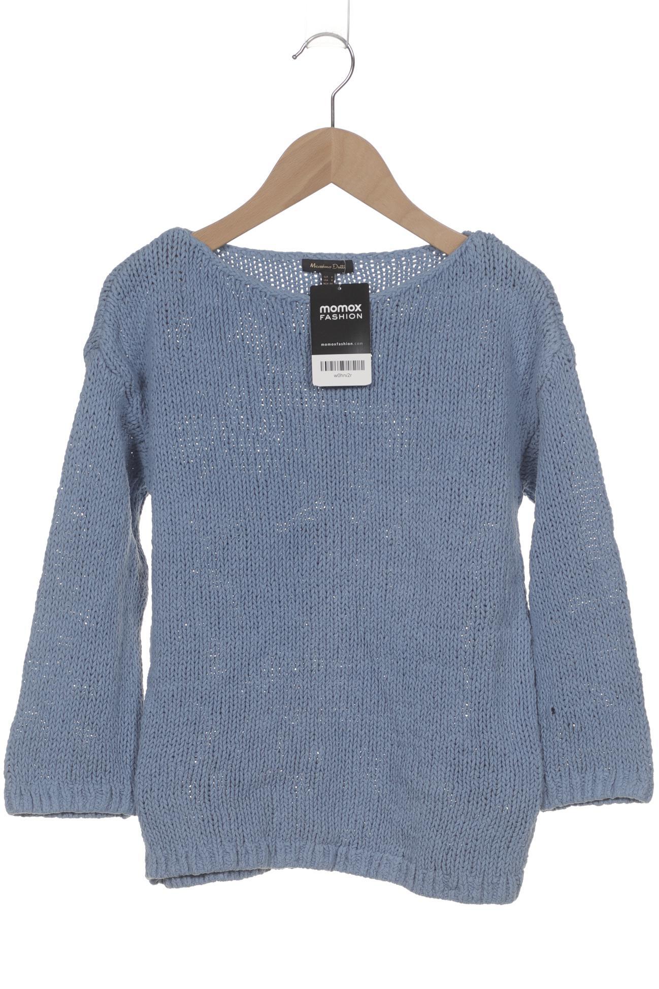 

Massimo Dutti Damen Pullover, blau, Gr. 36