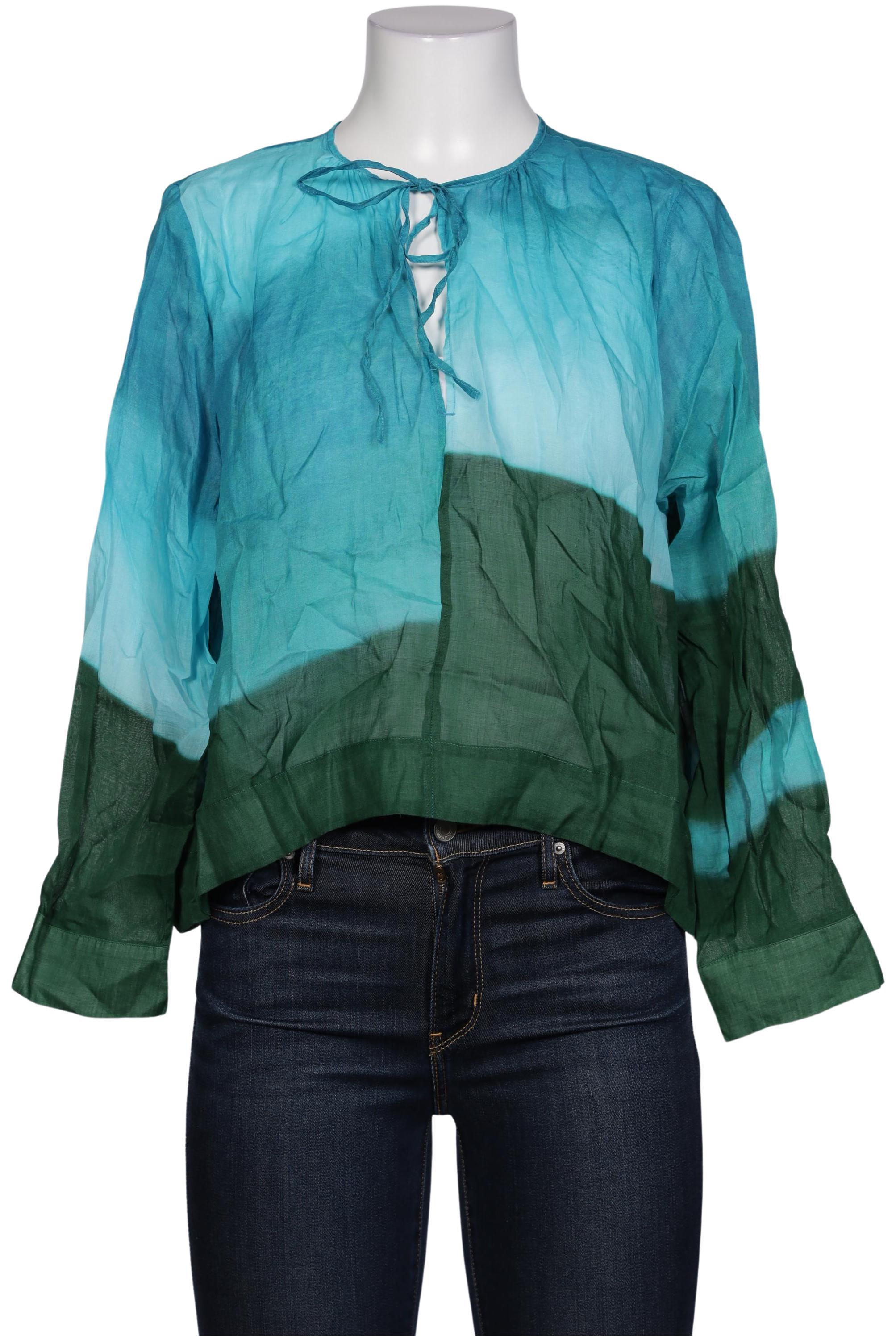 

Massimo Dutti Damen Bluse, blau, Gr. 42