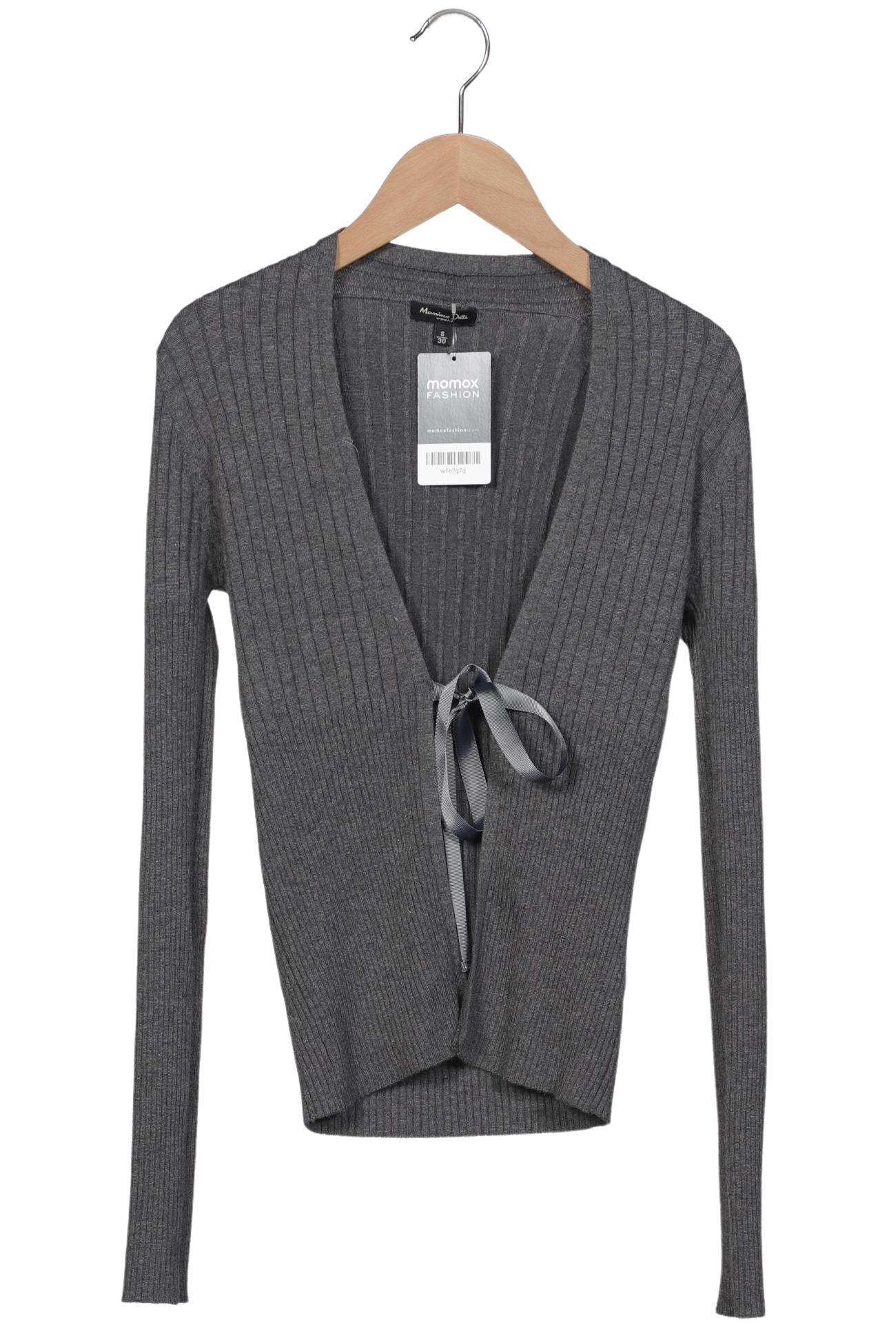 

Massimo Dutti Damen Strickjacke, grau, Gr. 36
