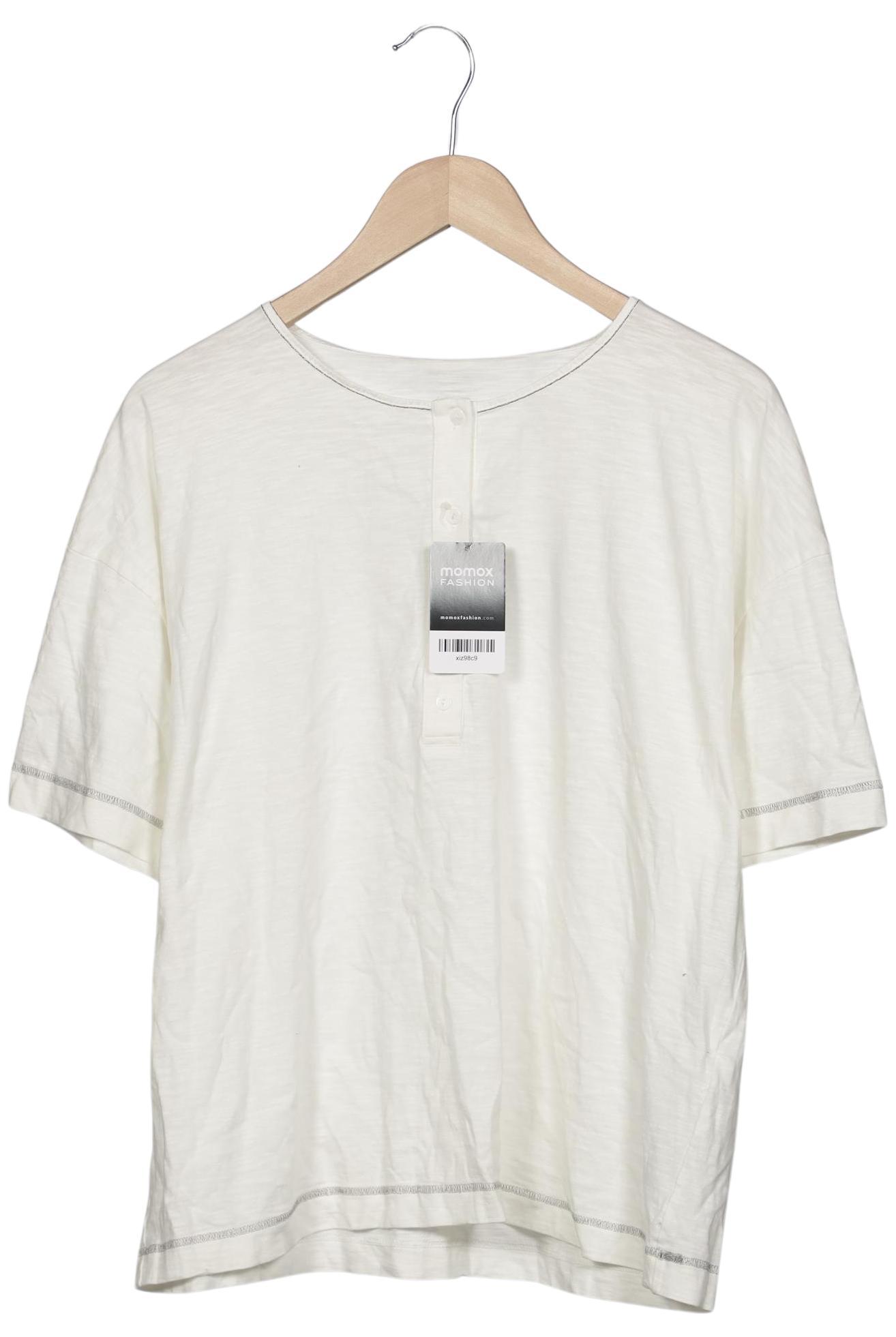 

Massimo Dutti Damen T-Shirt, cremeweiß, Gr. 42