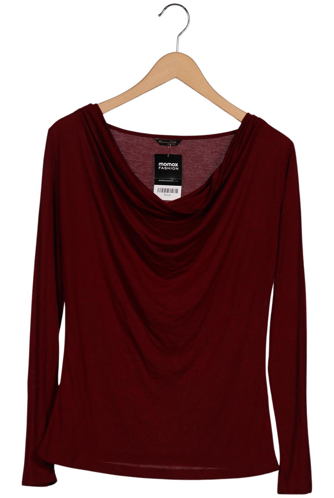 

Massimo Dutti Damen Langarmshirt, rot, Gr. 38