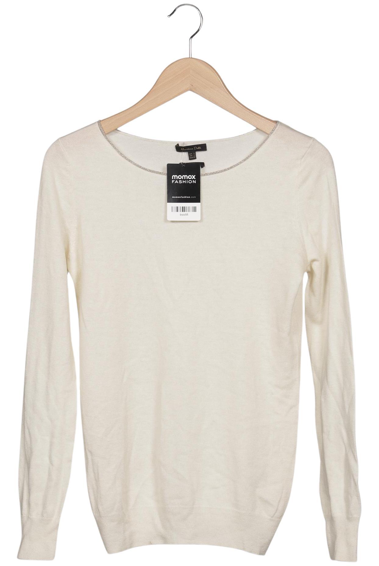 

Massimo Dutti Damen Pullover, cremeweiß, Gr. 36