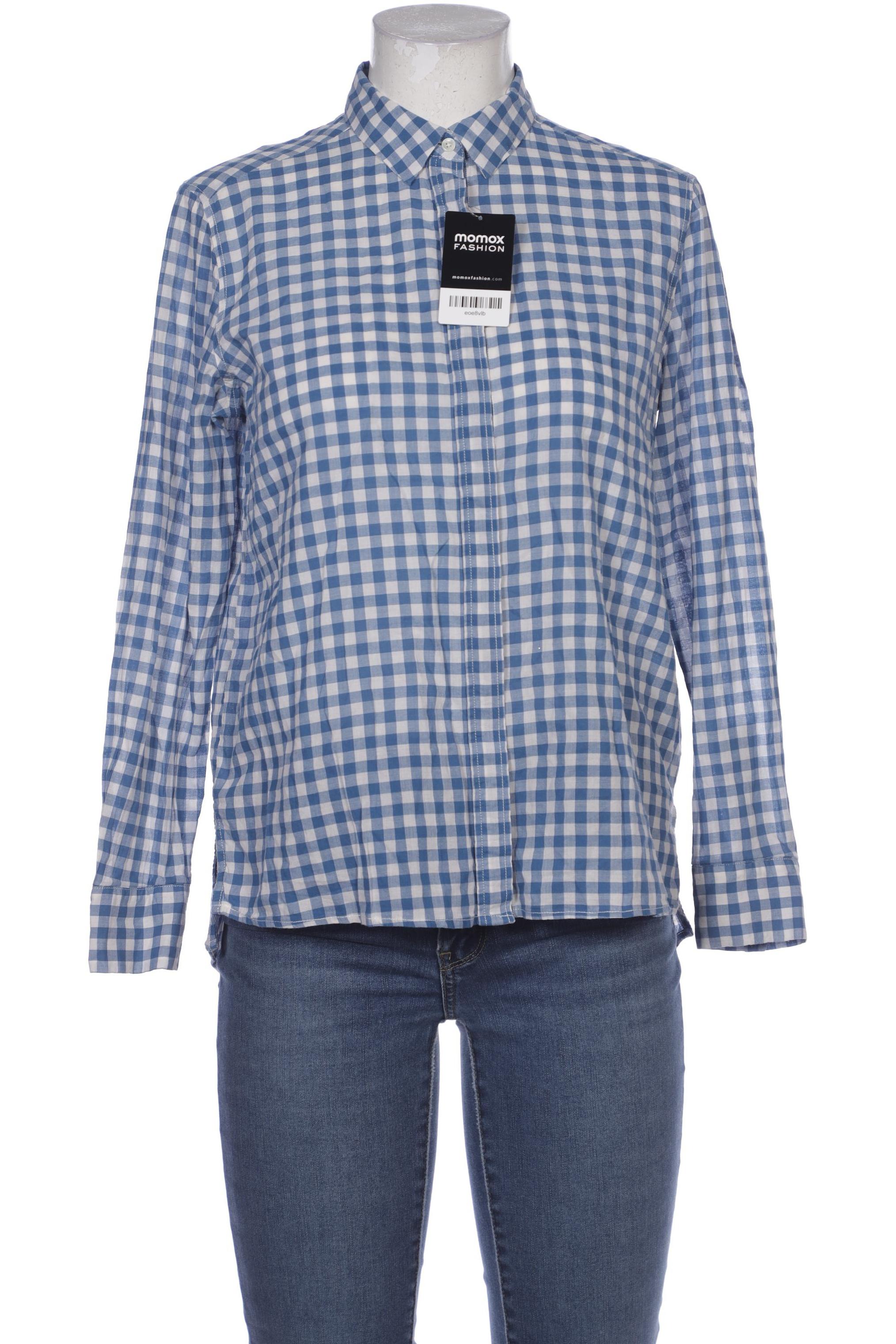 

Massimo Dutti Damen Bluse, blau, Gr. 38