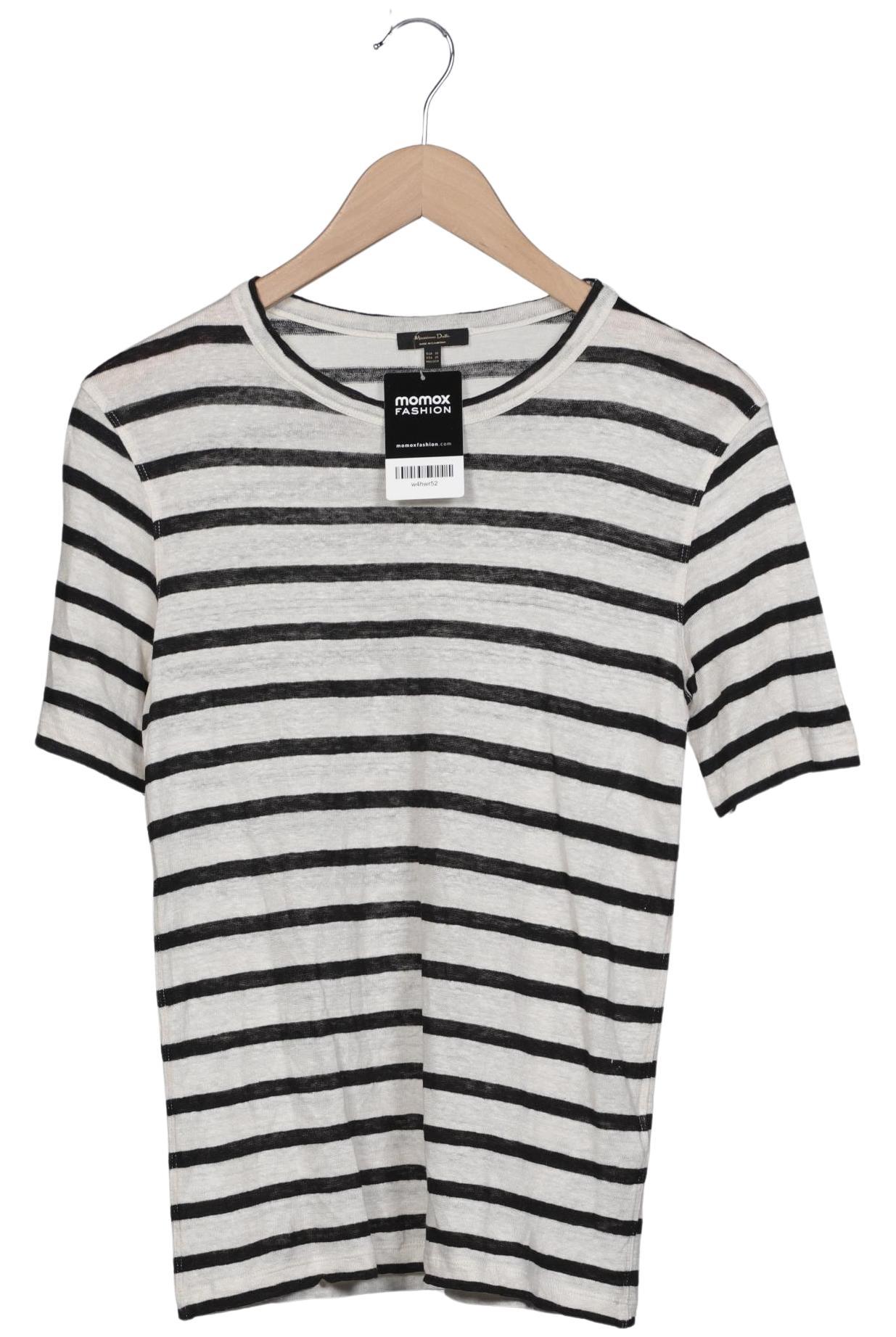 

Massimo Dutti Damen T-Shirt, cremeweiß, Gr. 34