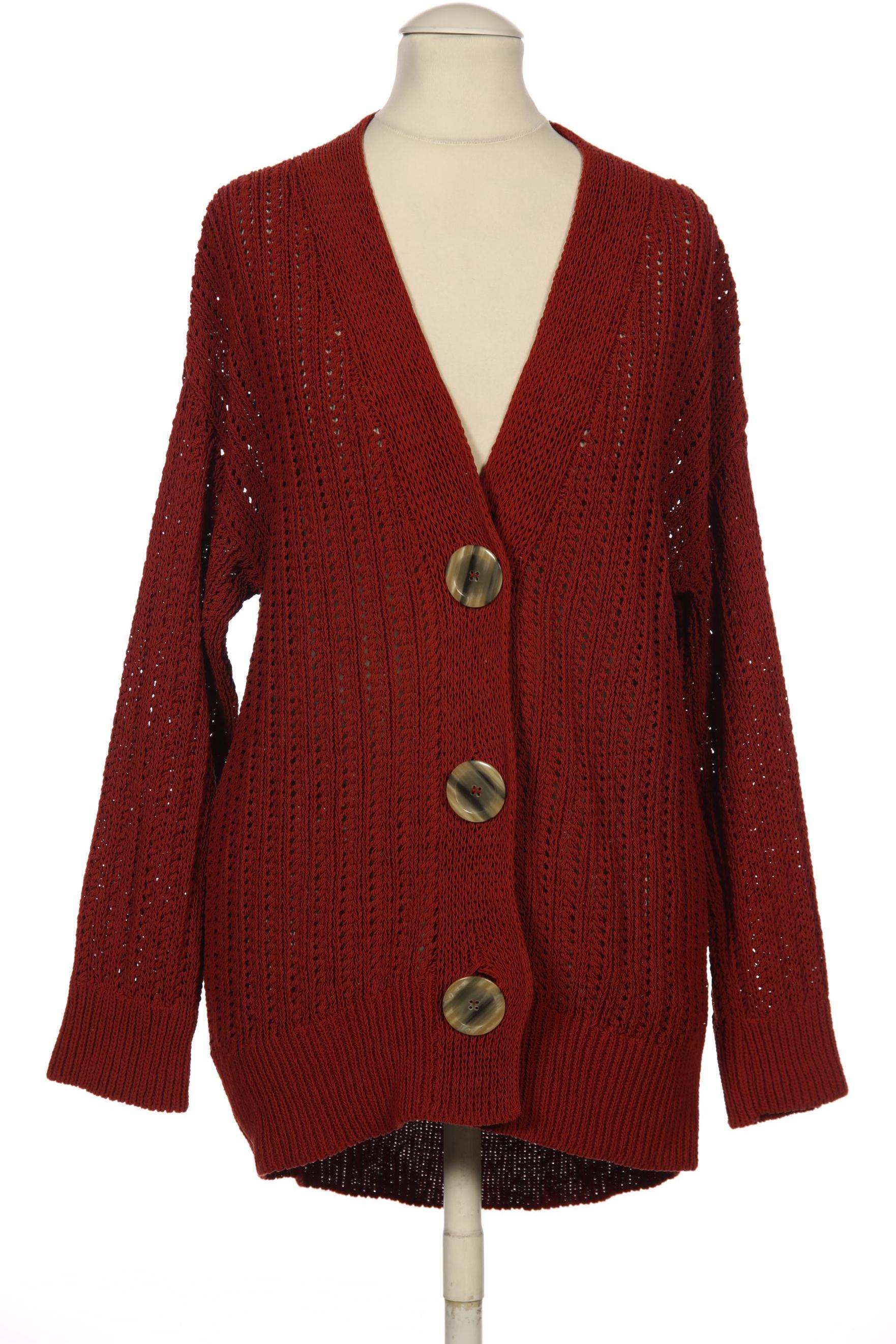 

Massimo Dutti Damen Strickjacke, bordeaux, Gr. 34
