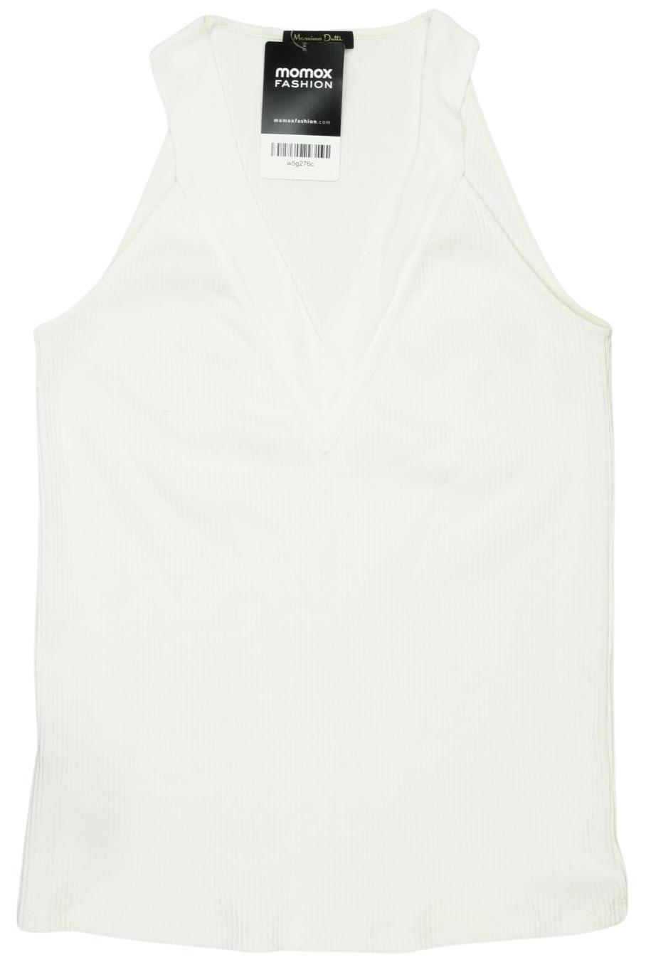 

Massimo Dutti Damen Top, weiß, Gr. 34