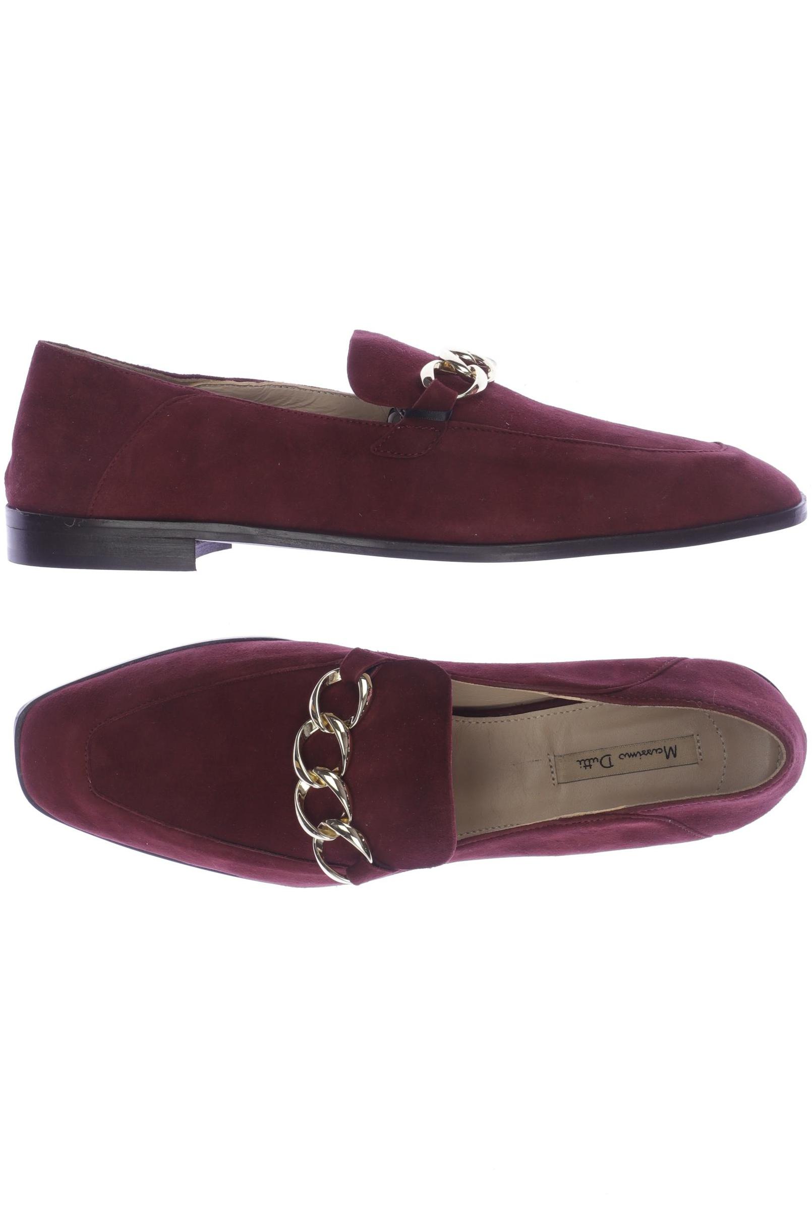 

Massimo Dutti Damen Halbschuh, bordeaux