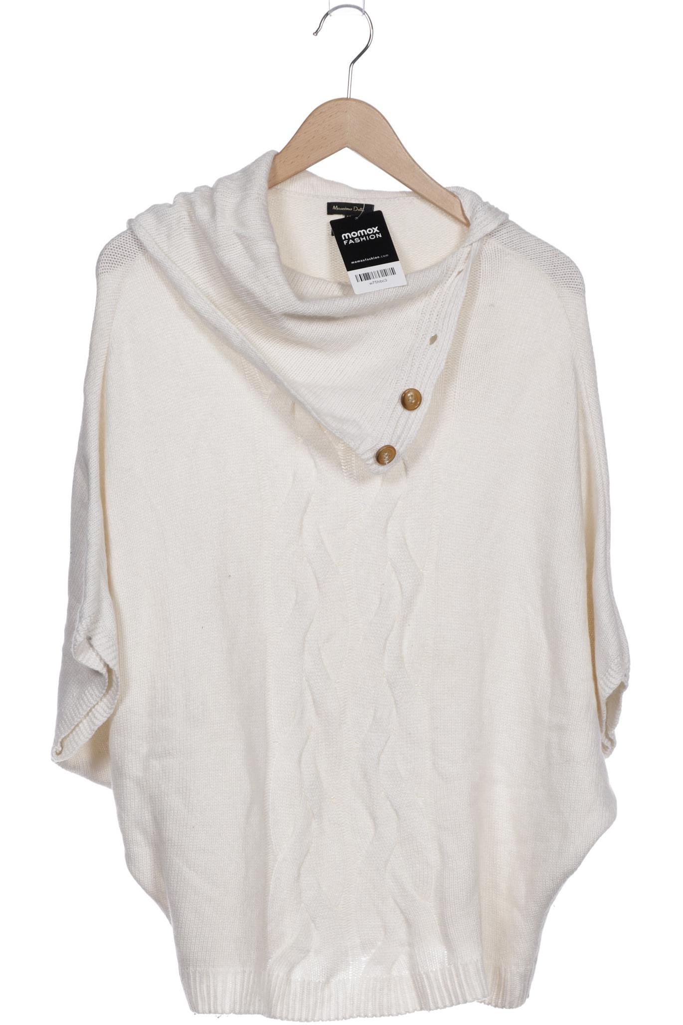 

Massimo Dutti Damen Pullover, cremeweiß, Gr. 38